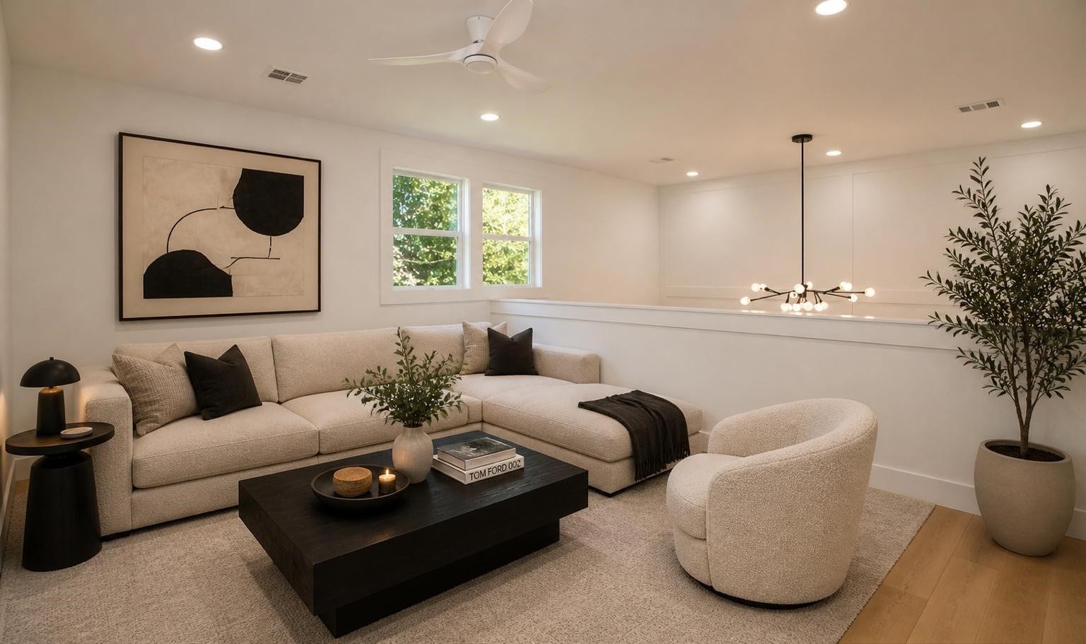 1207 Martin Street, Houston, TX 77018 Game room-Virtually staged