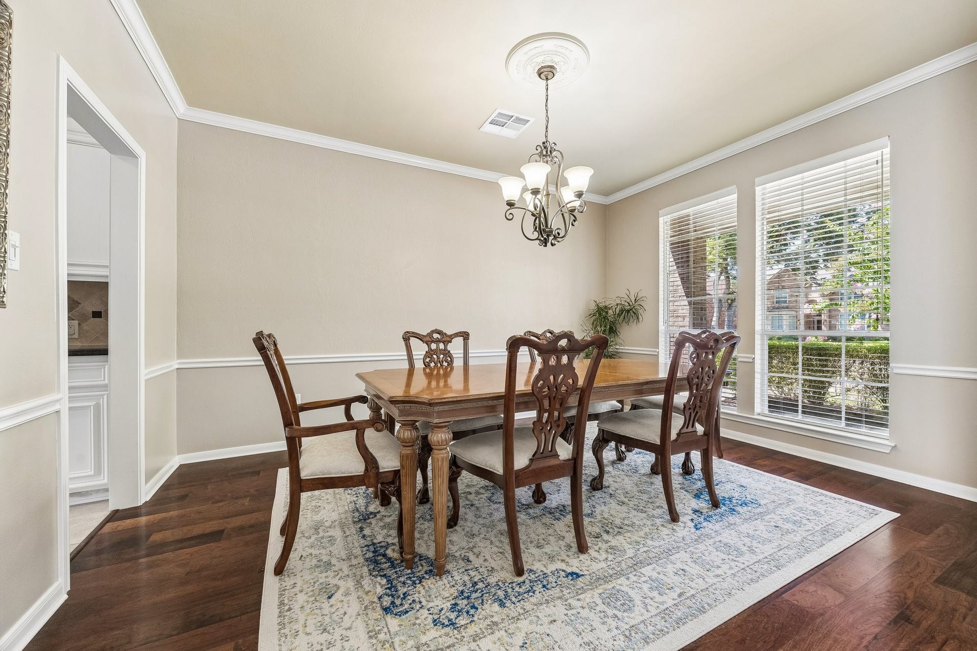 9618 Randon Lane, Missouri City, TX 77459 This Formal Dining Room could be a second office or flex room.