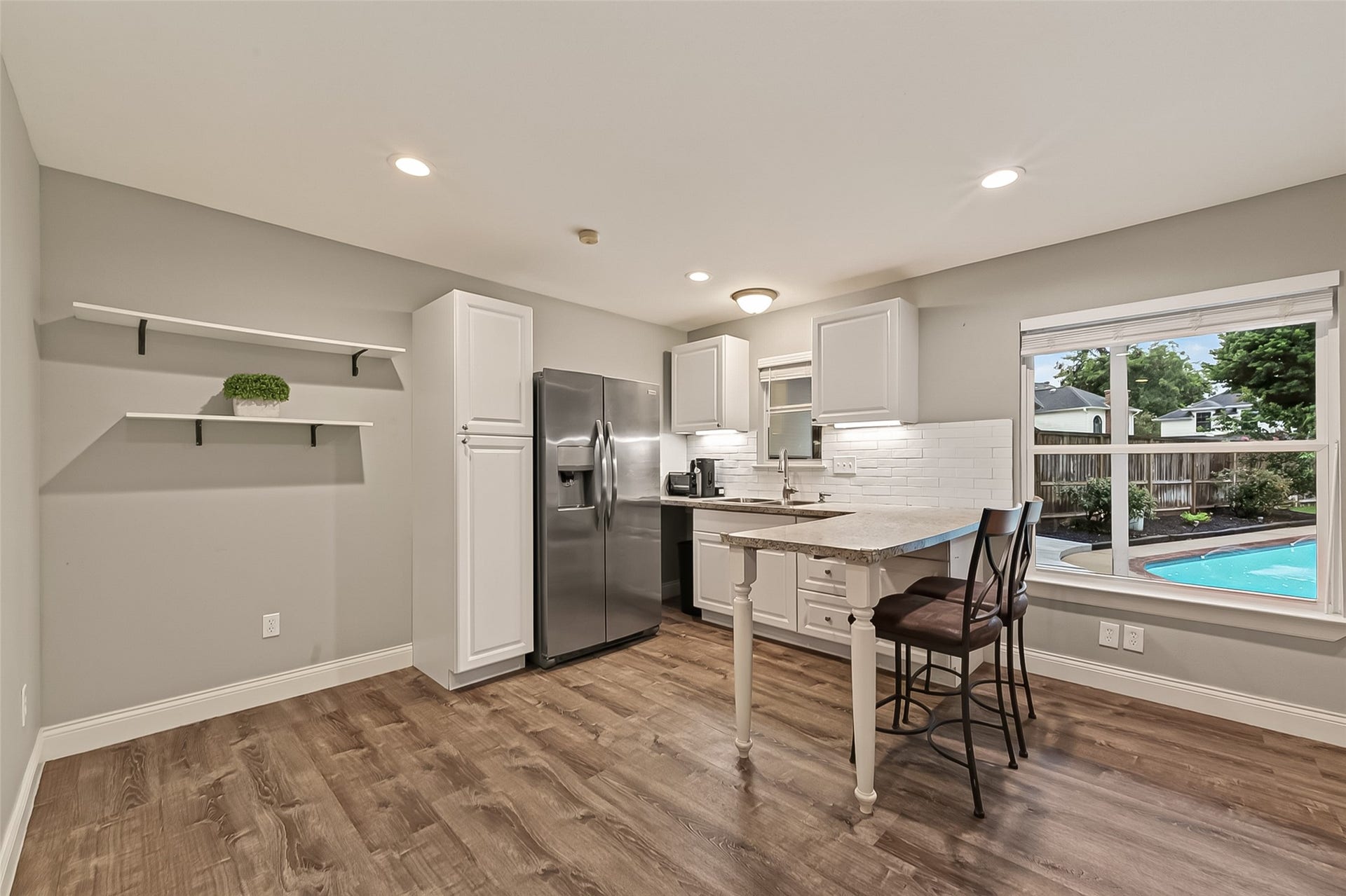 1410 Briar Green Court, Richmond, TX 77406 A Close up look at the Kitchen Space - includes full size refrigerator!