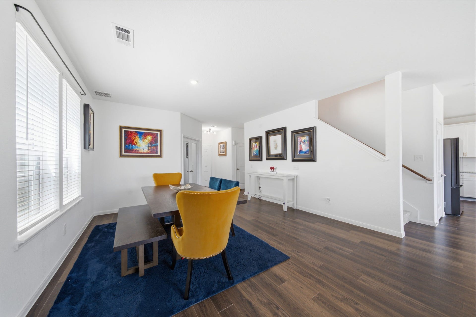 Formal dining area