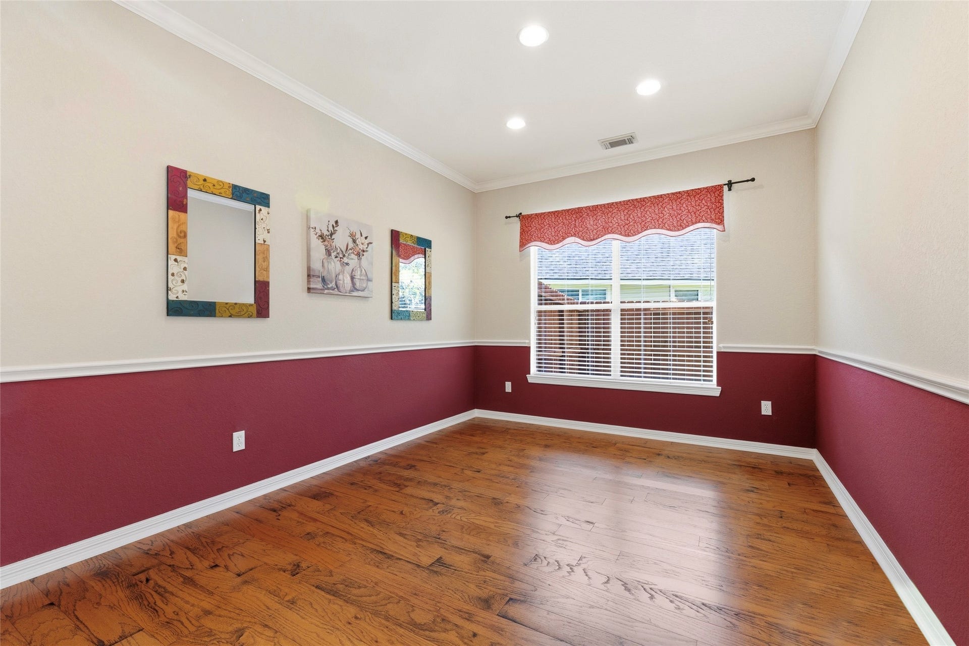 15314 Ledgewood Park Drive, Cypress, TX 77429 Formal Dining Room with beautiful wood floors.