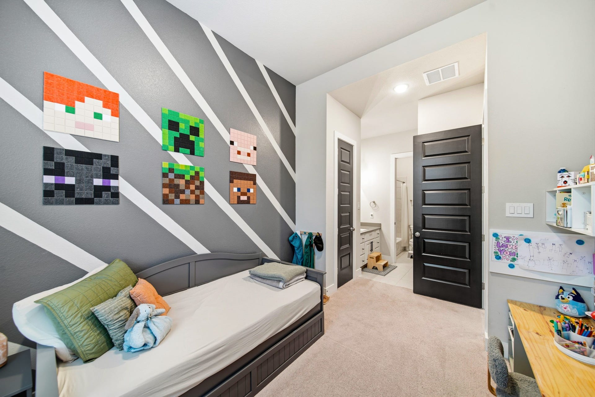 Custom secondary bedroom #1.