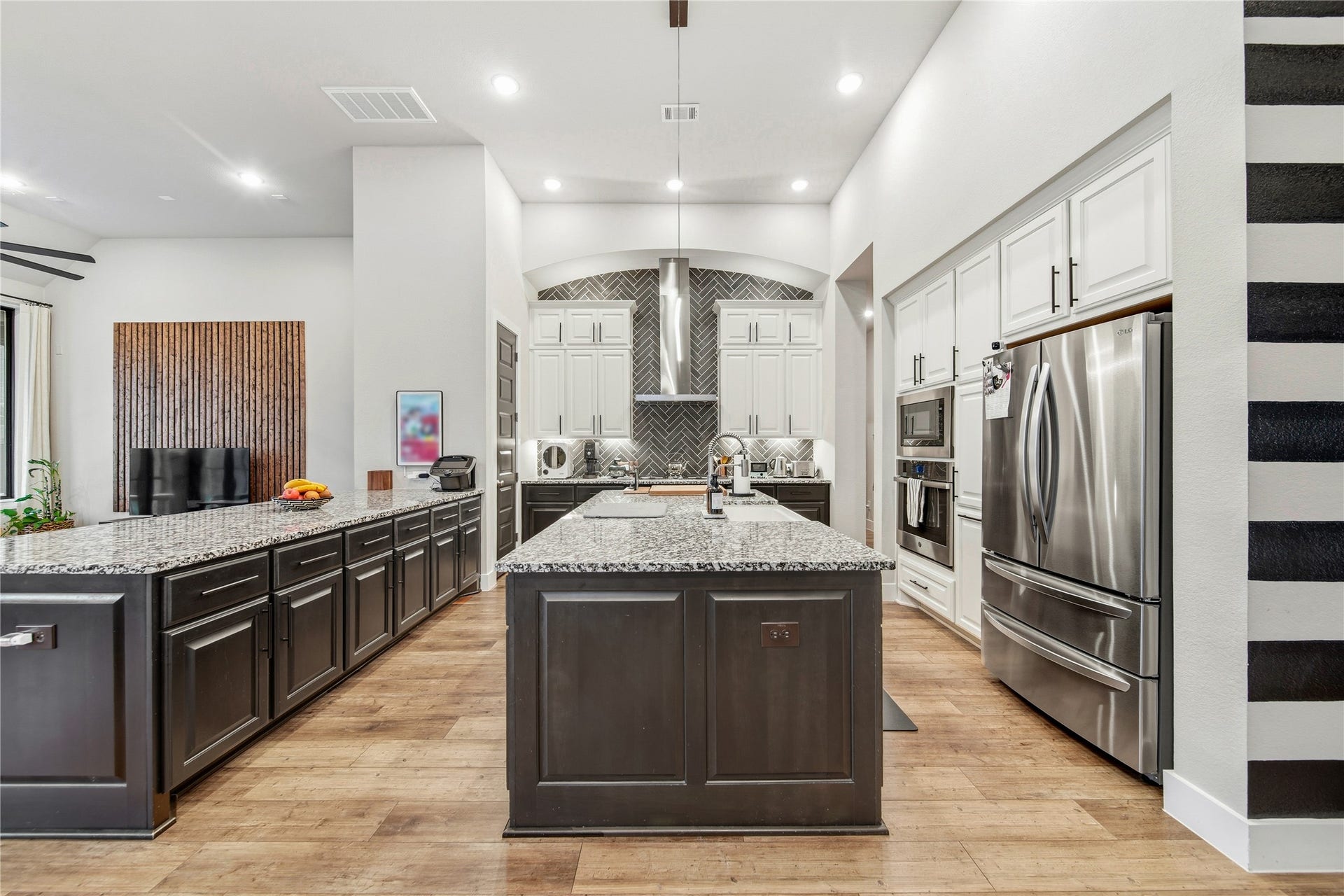 You (or your chef) will love this kitchen. Some of the appliances can be controlled by the Smart Technology in the home.