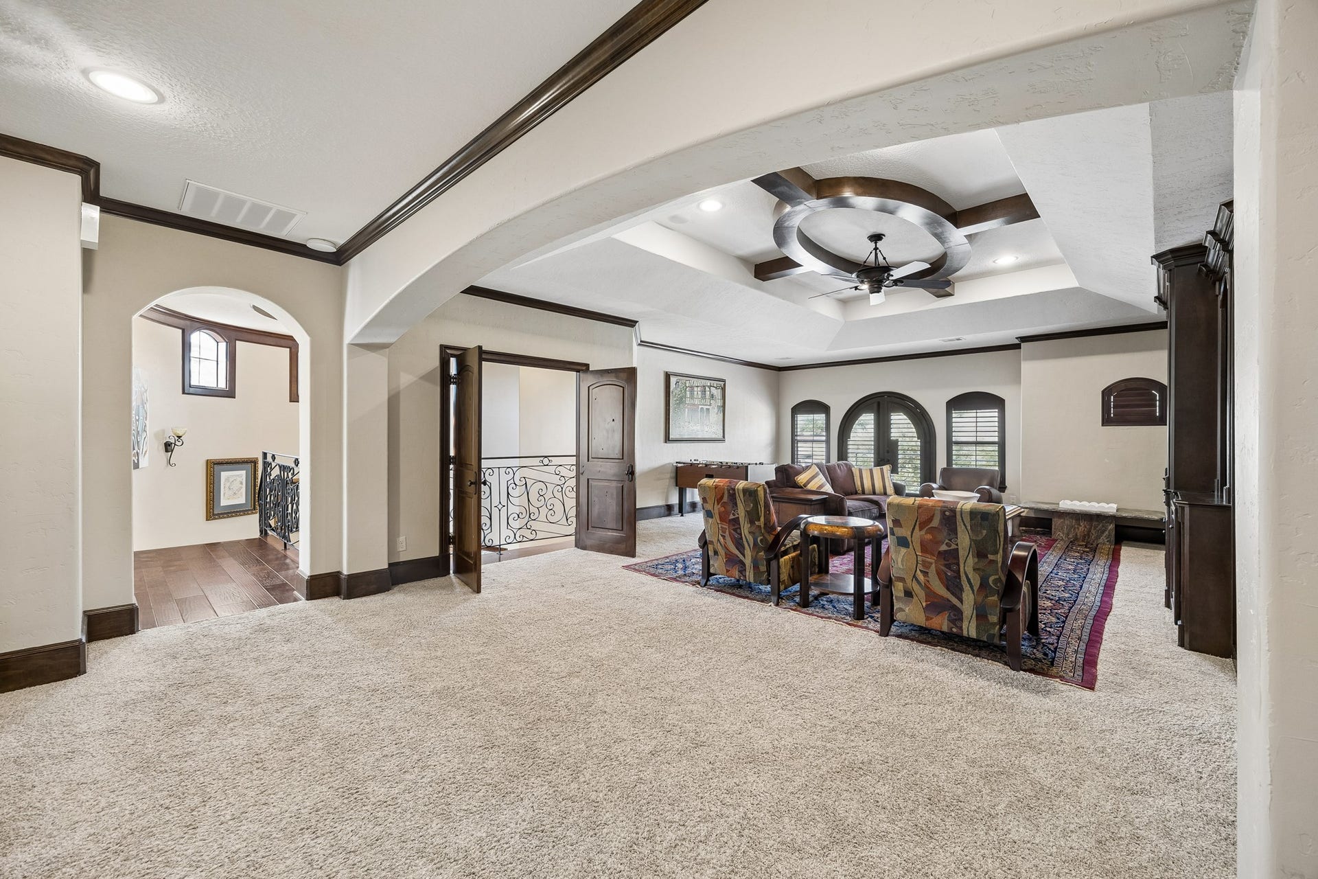 8111 Marshall Falls Drive, Spring, TX 77379 Another view of the game room. There is enough room for a pool table and more!