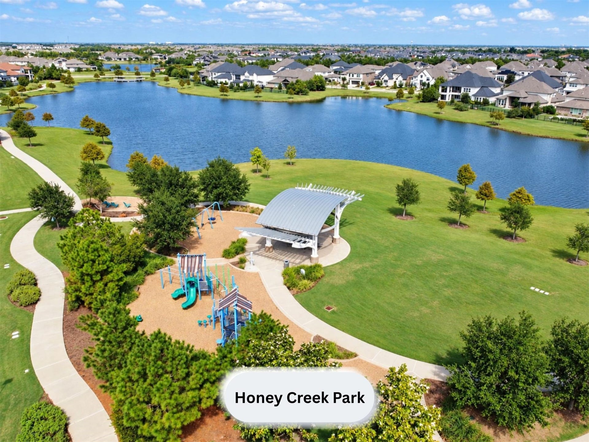 15419 Wilsons Snipe Court, Cypress, TX 77433 Another reason to get outside: Honey Creek Park is nearby, along with Bridgeland's extensive network of trails and neighborhood amenities.