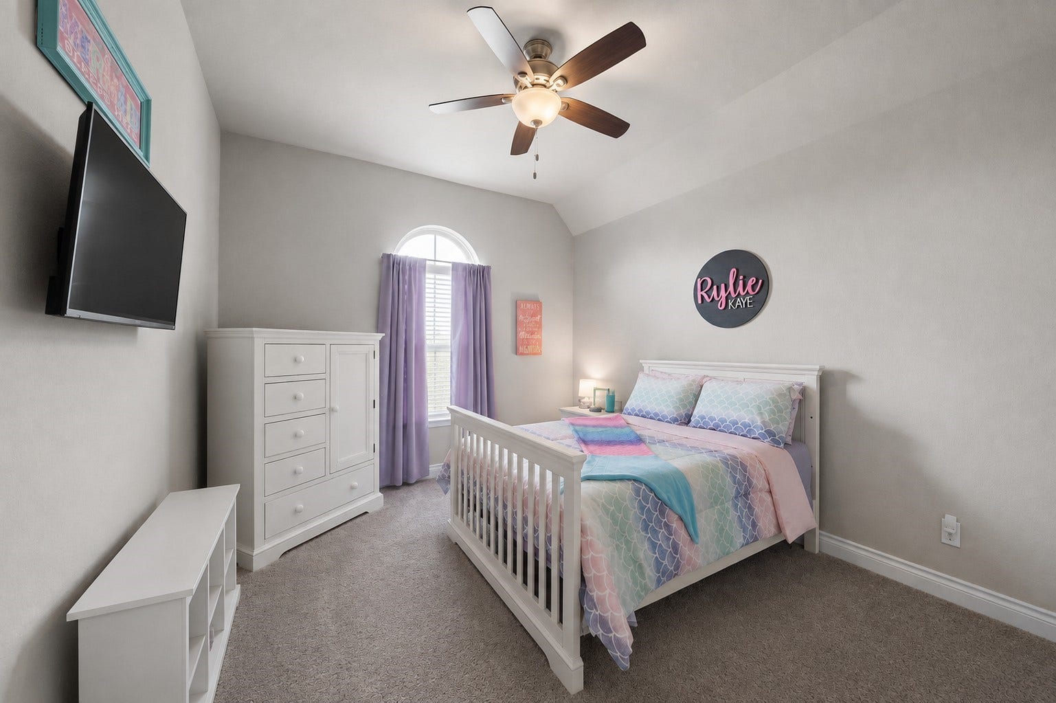 6902 N Elmwood Trail, Katy, TX 77493 A bright and inviting additional bedroom with a versatile layout and neutral finishes to complement any style.