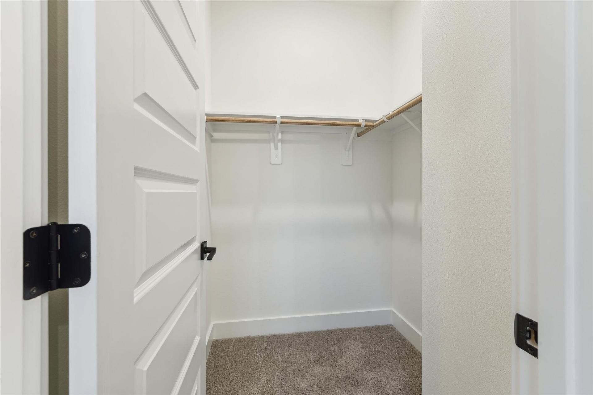 812 Thornton Street, #F, Houston, TX 77018 Secondary bedroom closet *picture is of a previously constructed home by the builder. 812 Thornton finishes will be very similar but this photo is meant to show craftsmanship, quality and to show a product very similar to the plan for 812 Thornton. However, the builder has the right to change finishes at their sole discretion.