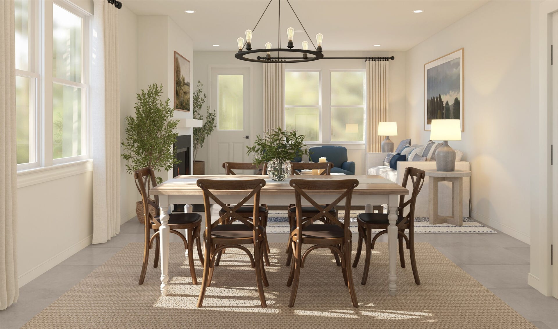 23635 Gulf Prairie Drive, Katy, TX 77493 Charming dining area (*Artist rendering used for illustration purposes only.)