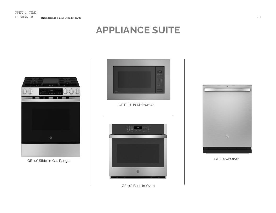 23635 Gulf Prairie Drive, Katy, TX 77493 Classic Look Palette 6: Appliance Selection Sheet (*Artist rendering used for illustration purposes only.)
