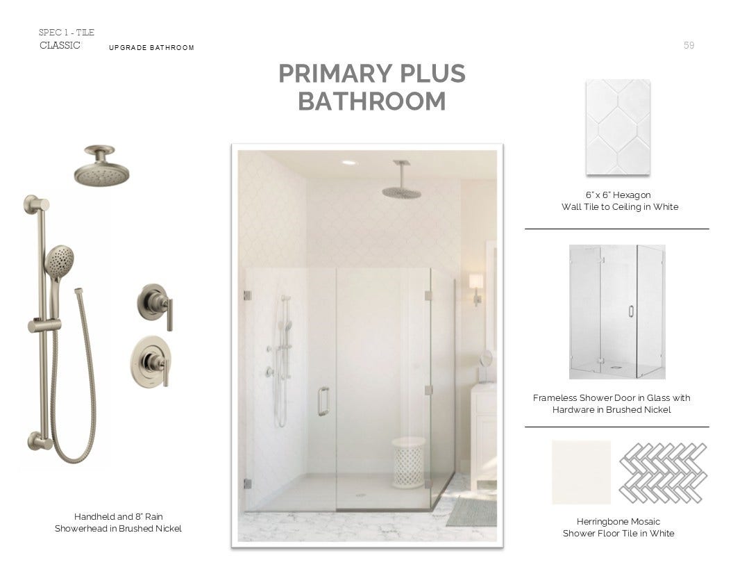 23635 Gulf Prairie Drive, Katy, TX 77493 Classic Look Palette 6: Primary Bathroom (*Artist rendering used for illustration purposes only.)