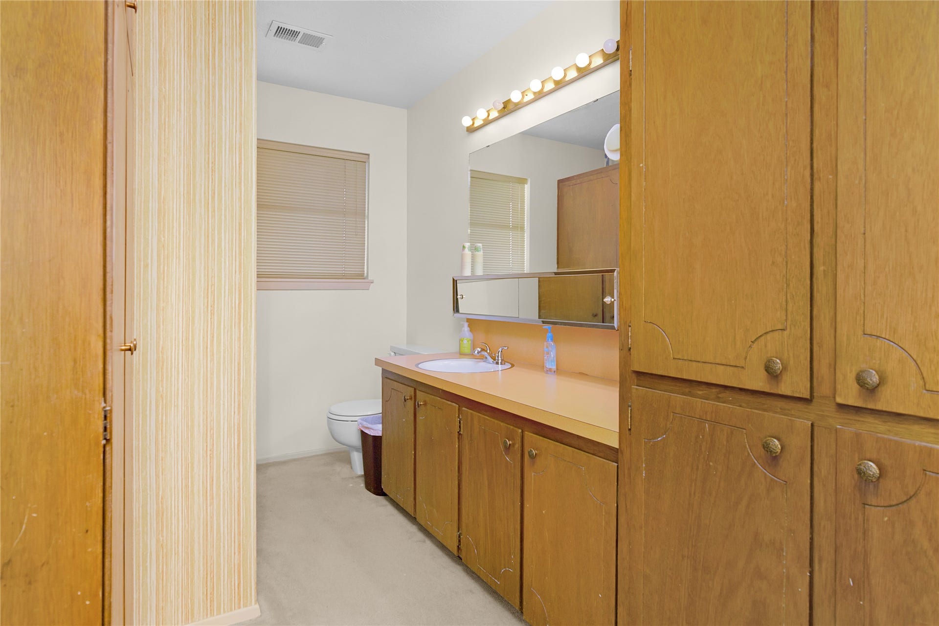 856 Bonita Street, Bayou Vista, TX 77563 Half bathroom with linen closet.