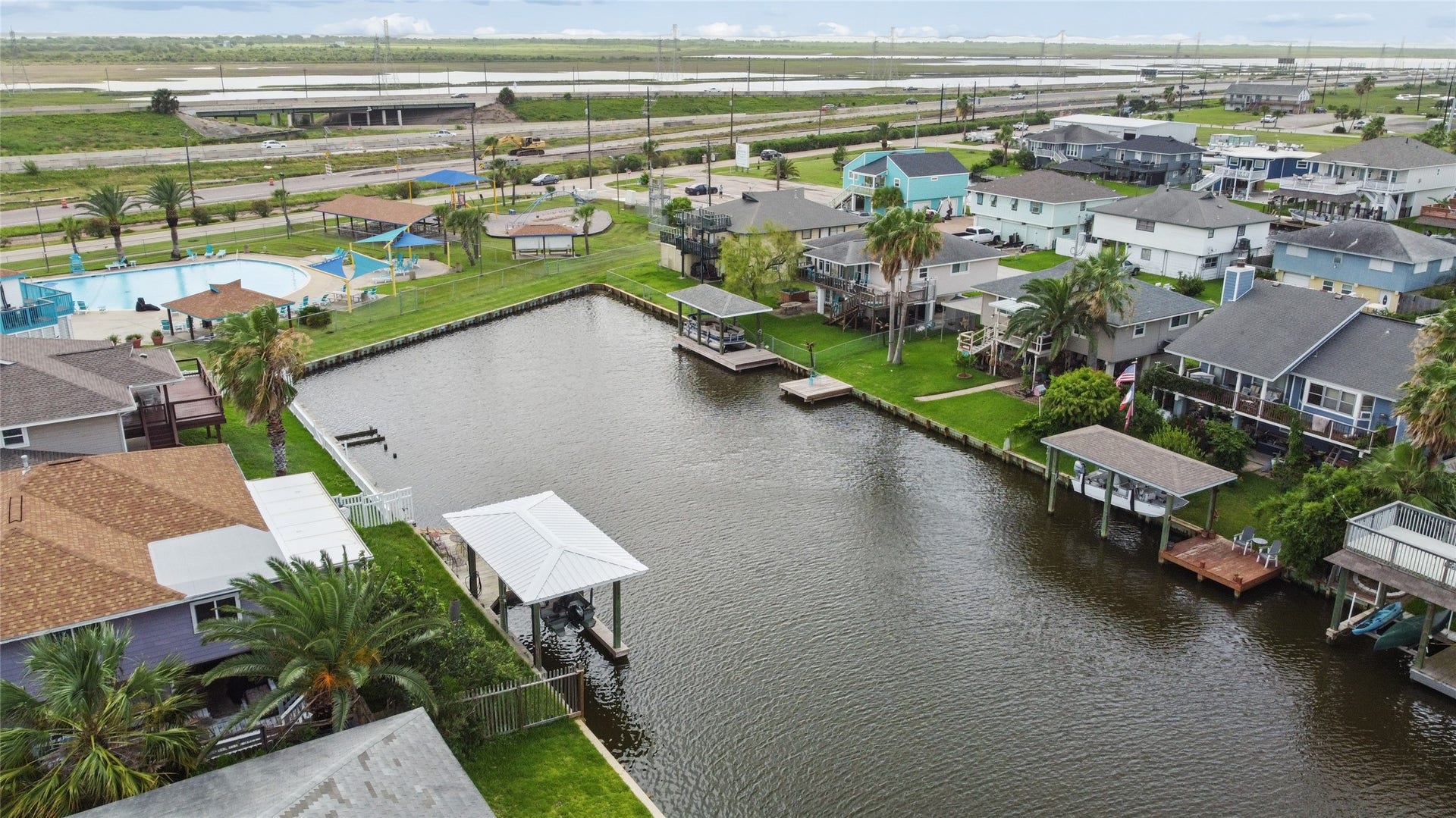 856 Bonita Street, Bayou Vista, TX 77563 Ariel View.