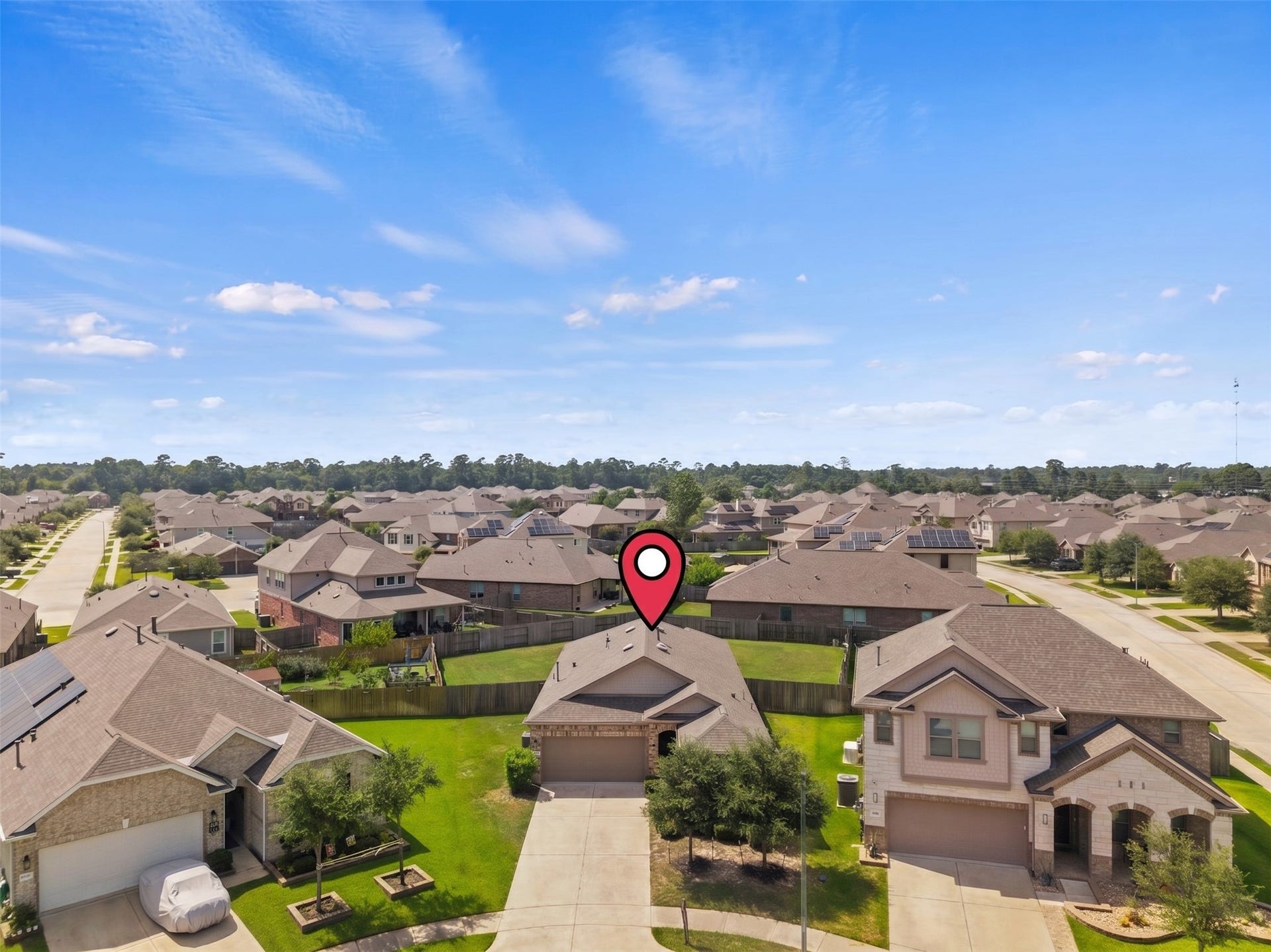 8908 Bear Mountain Court, Magnolia, TX 77354 Enjoy peace of mind with generous yard space and minimal street traffic.