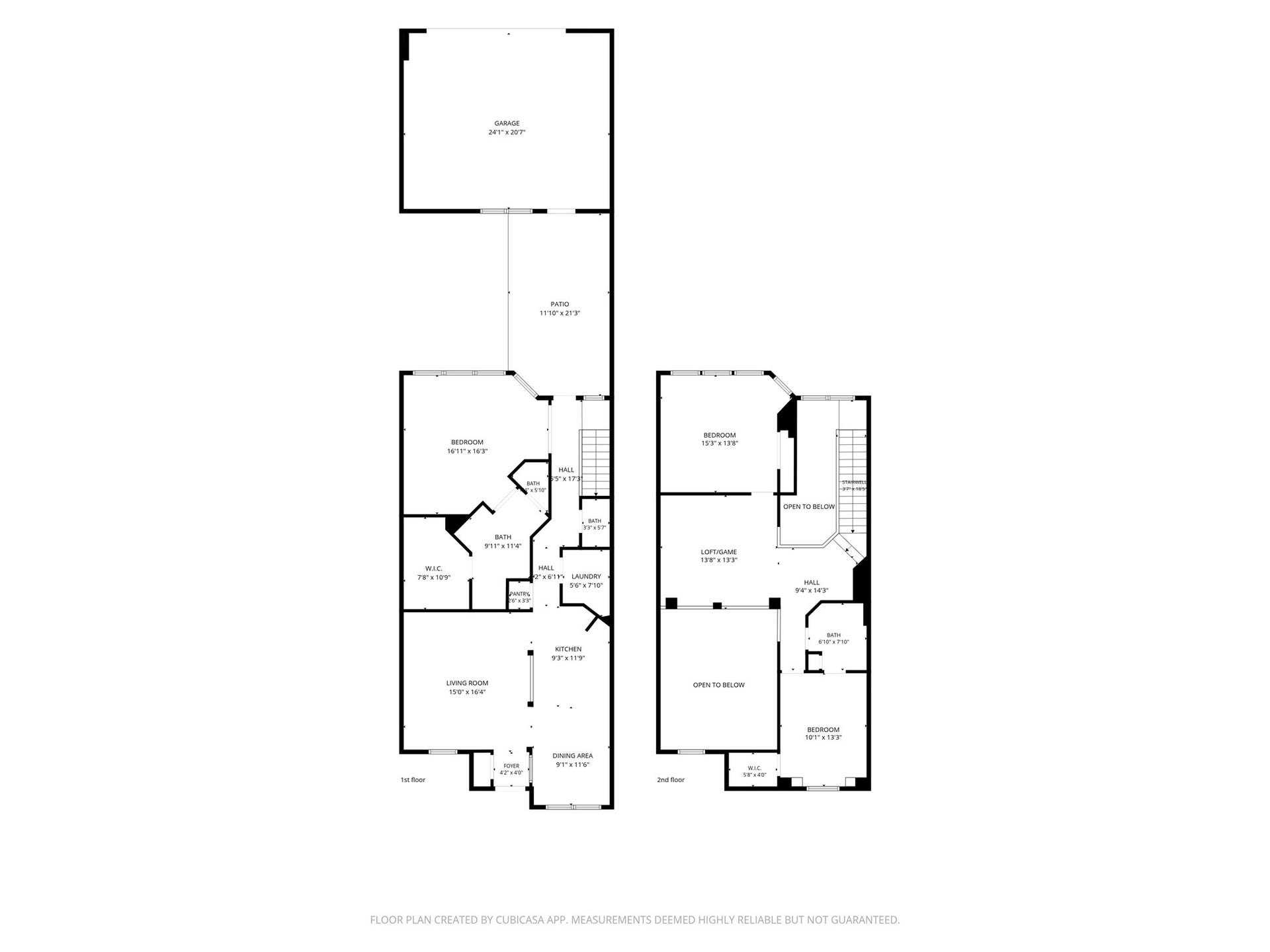 17918 Skyline Arbor Terrace, Houston, TX 77094 *This floorplan is provided as a visual courtesy. Please verify all assigned room dimensions.