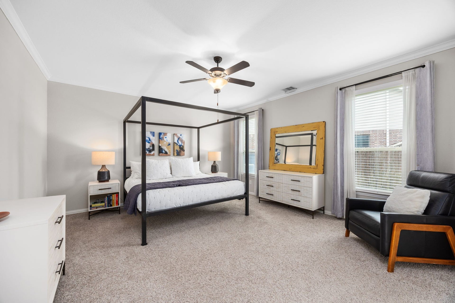 Large primary bedroom downstairs.