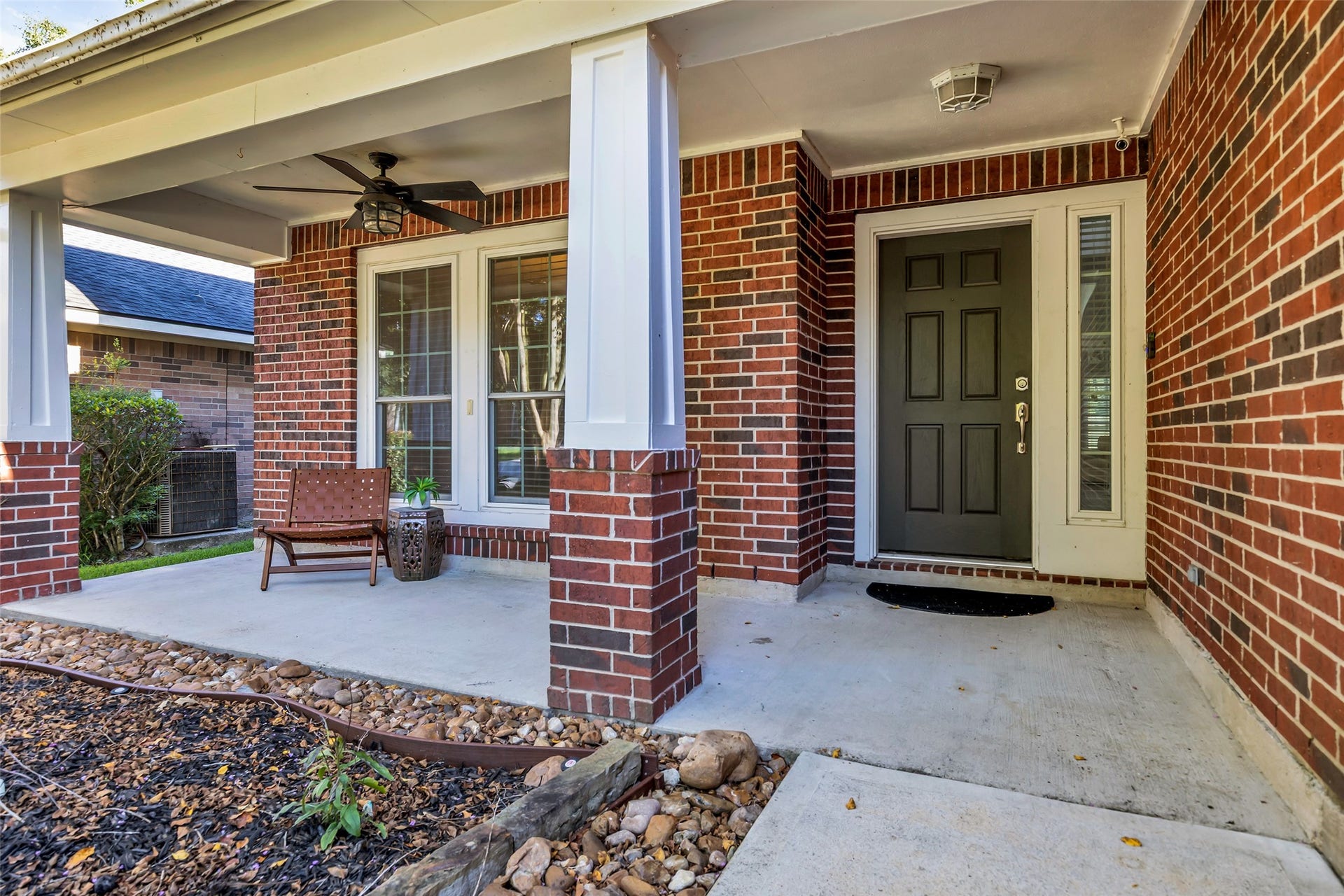 12722 Wolf Creek Court, Humble, TX 77346 Nice front porch.