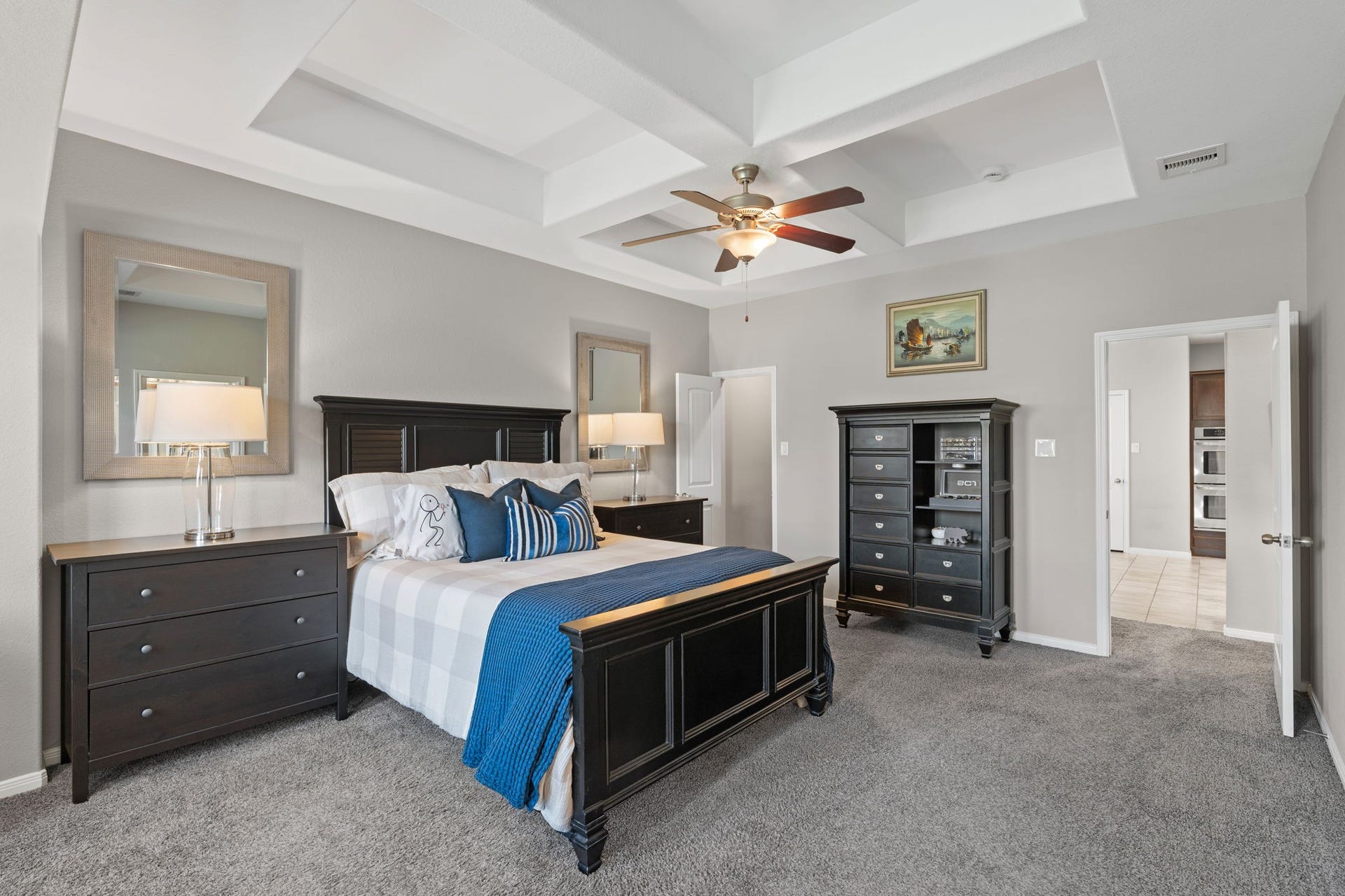 23418 Tirino Shores Drive, Katy, TX 77493 Vaulted ceilings and extra closet make an ideal setting