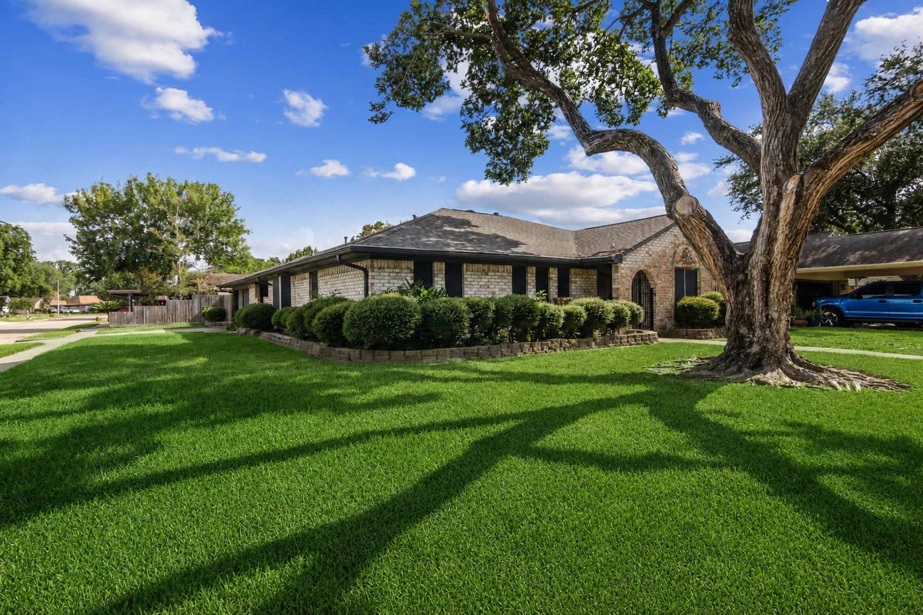 Great corner lot.