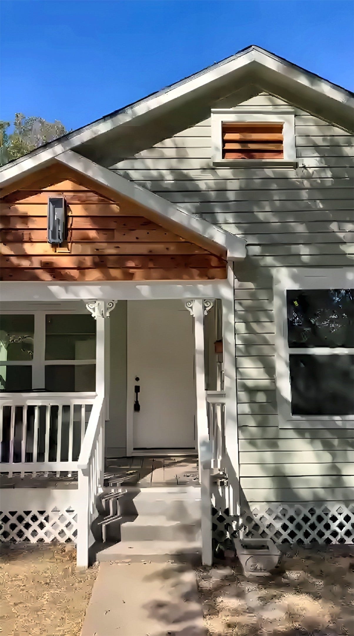 Front porch and entry