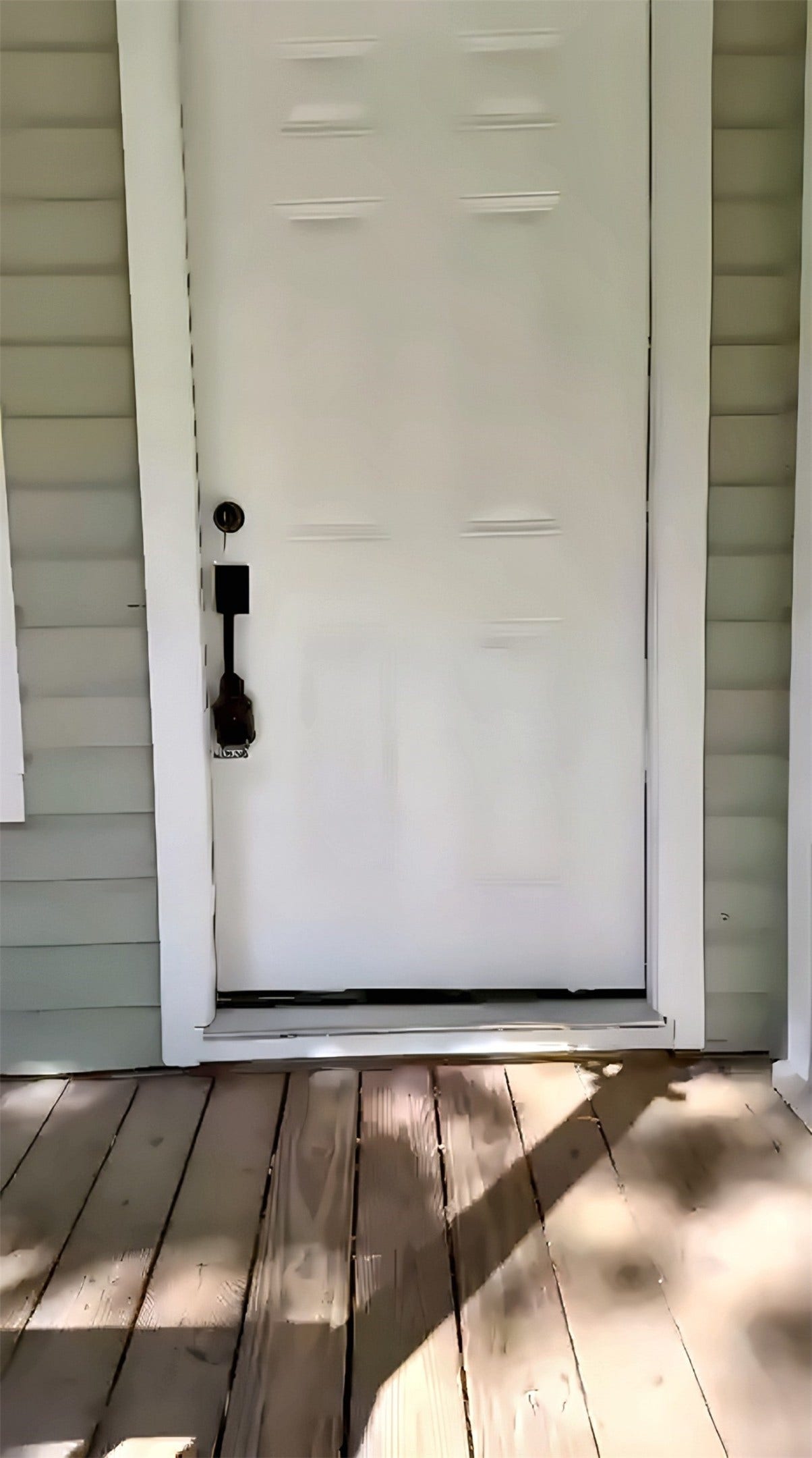 Front door and porch