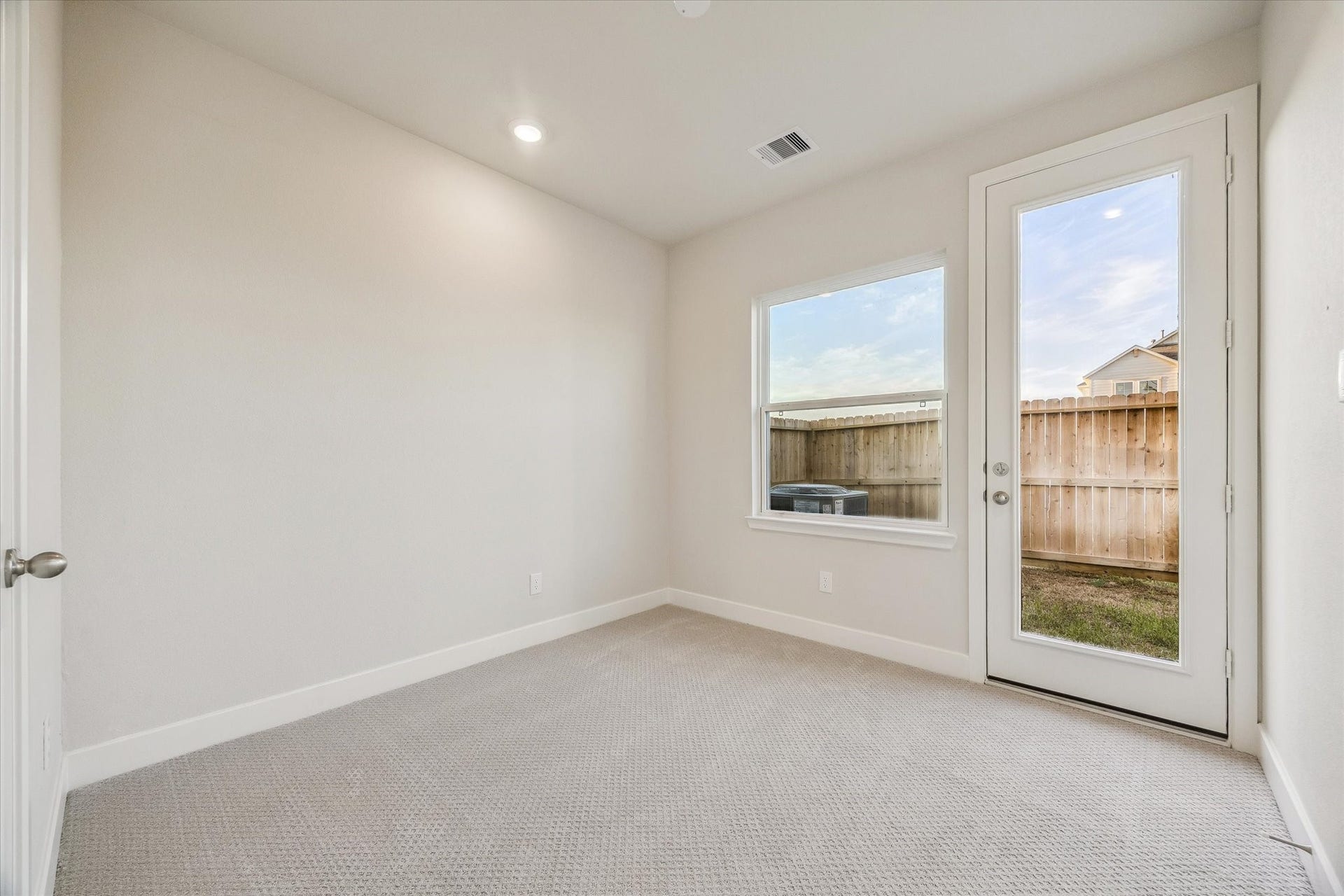 24412 Colonial Mound Drive, Katy, TX 77493 The second secondary bedroom with access to the backyard.