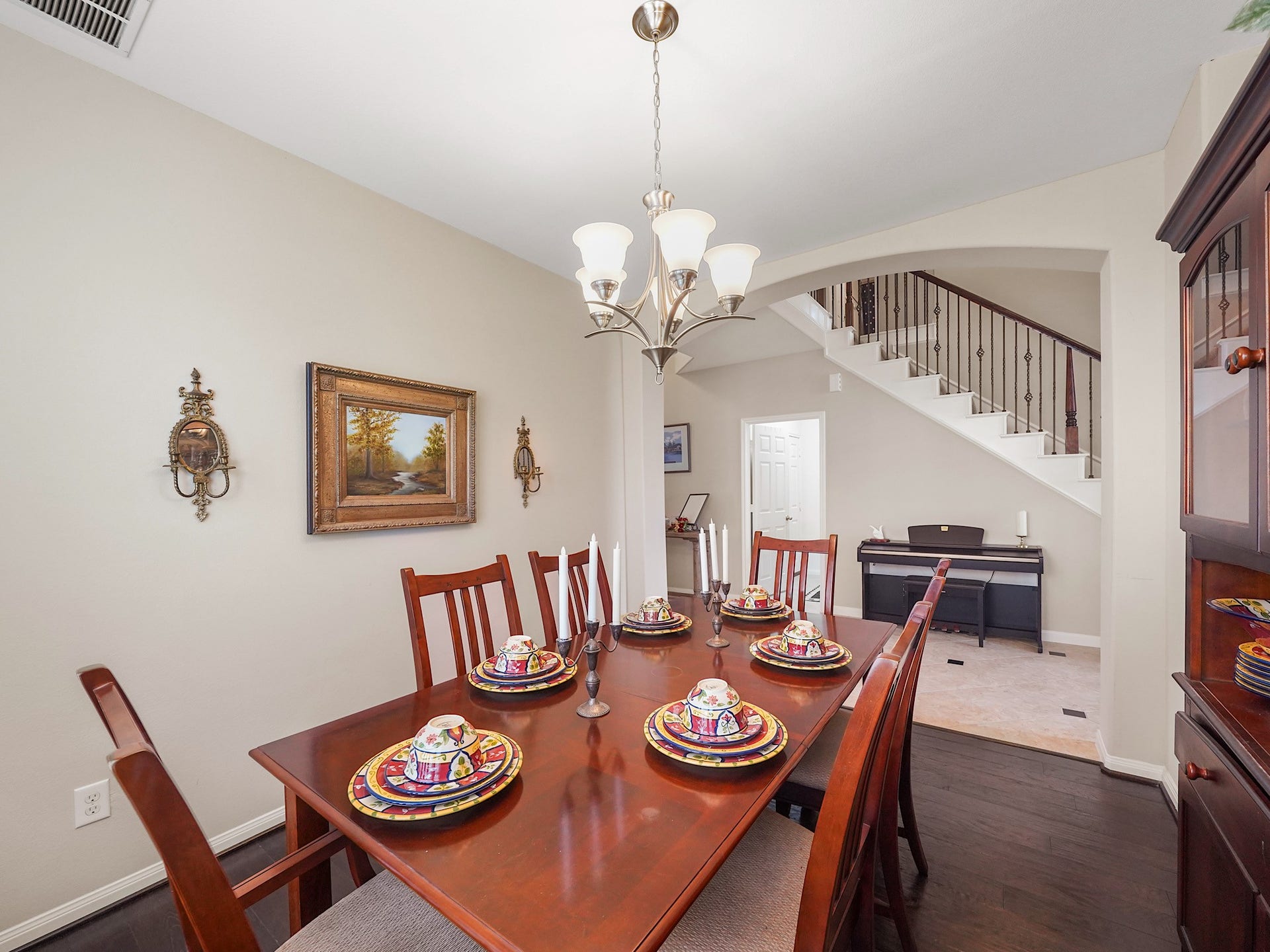 3250 Bandera Run Lane, Katy, TX 77494 A graceful arched entry frames the dining room, adding architectural character and an elegant transition into the space.