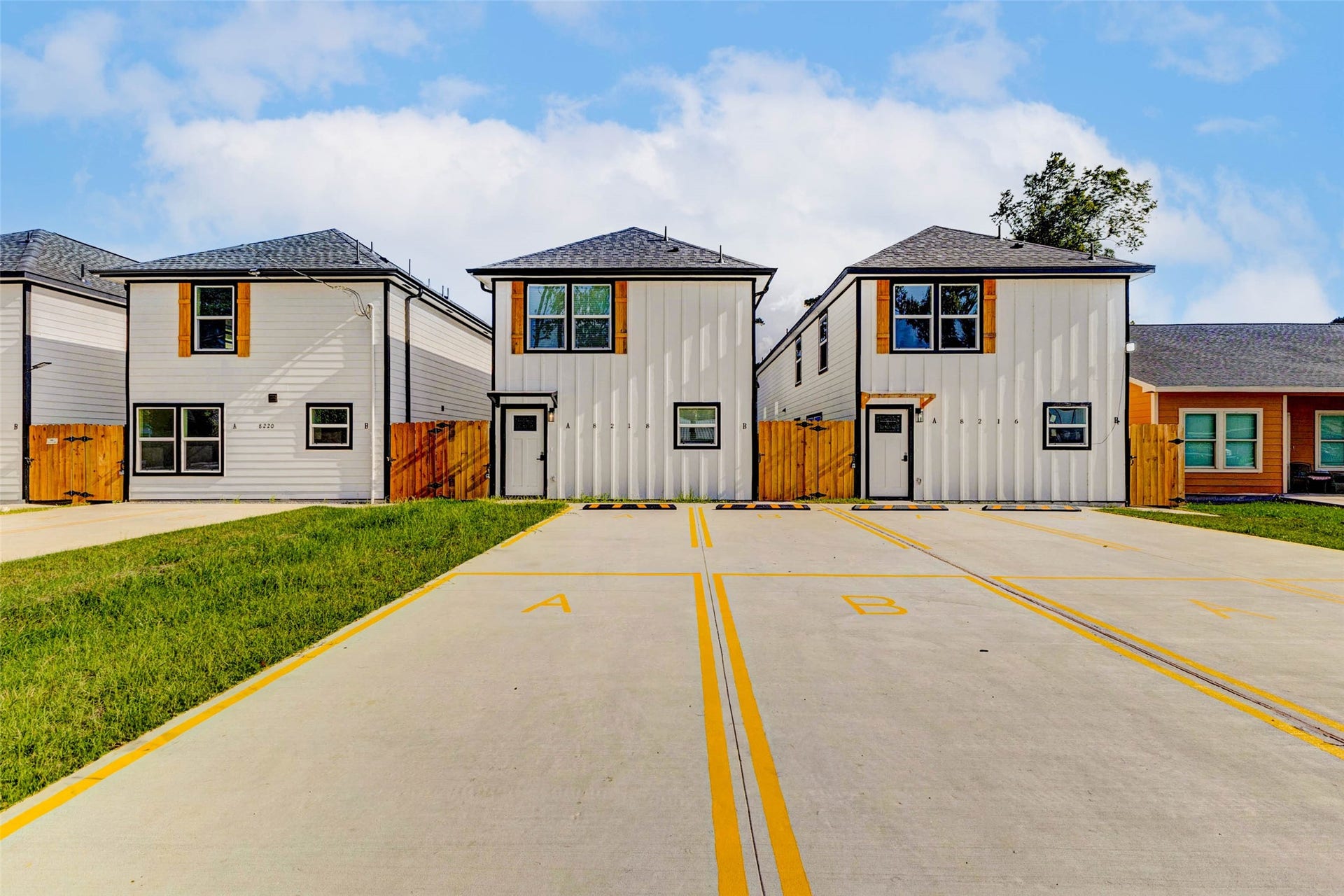 8218 Bigwood Street, #A/B, Houston, TX 77078 View of the parking spots