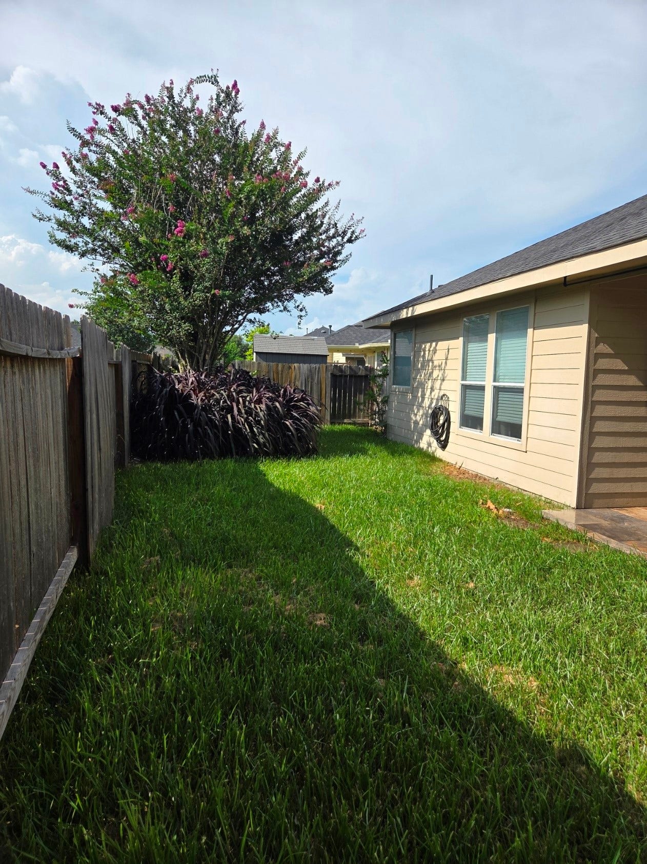 7402 Compass Rose Drive, Richmond, TX 77407 low maintenance backyard