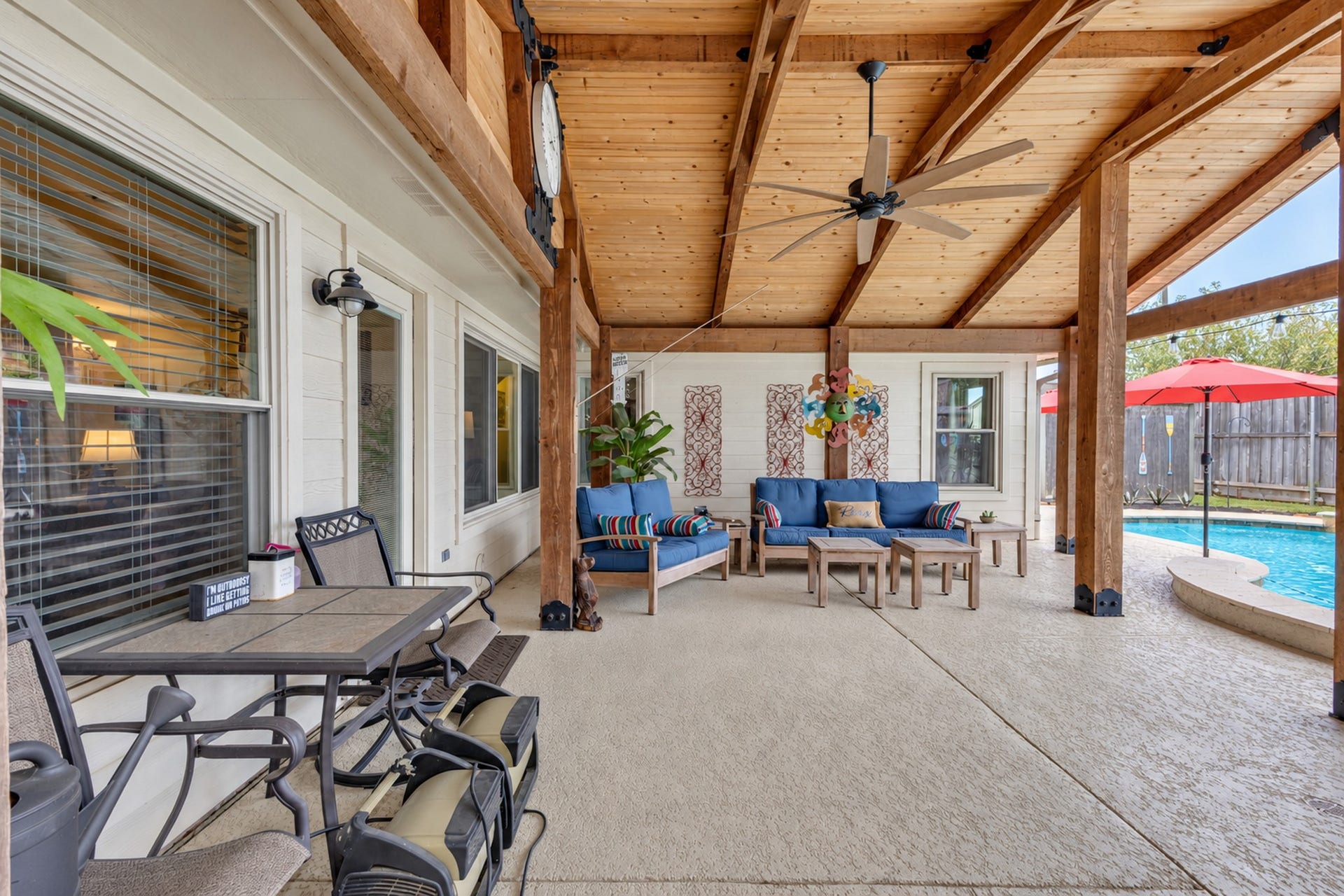 3502 Pecan Mill Drive, Sugar Land, TX 77498 So much space to entertain and swim.
