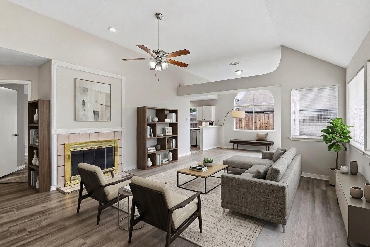 9915 Territory Lane, Houston, TX 77064 Virtually staged, furniture, wall hangings, and/or rugs may be added