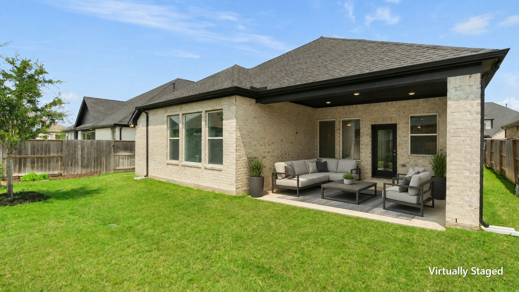 2323 Lambert Drive, Katy, TX 77493 Virtually staged! Large covered patio