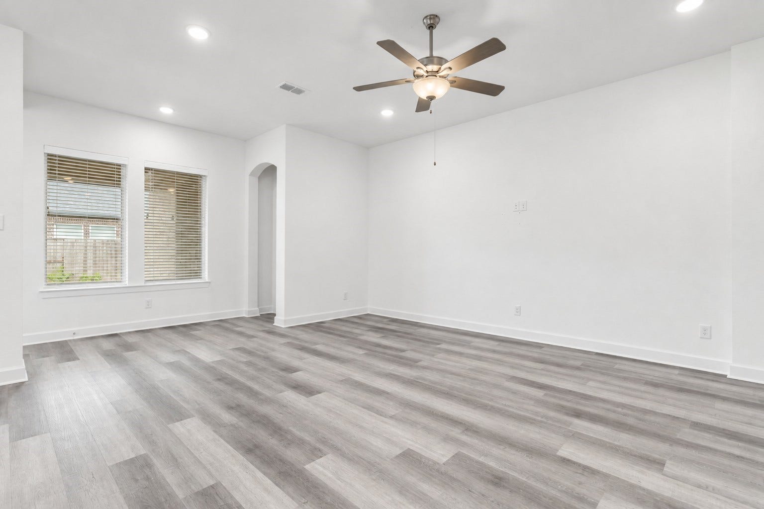 2323 Lambert Drive, Katy, TX 77493 Family Room looking toward primary bedroom