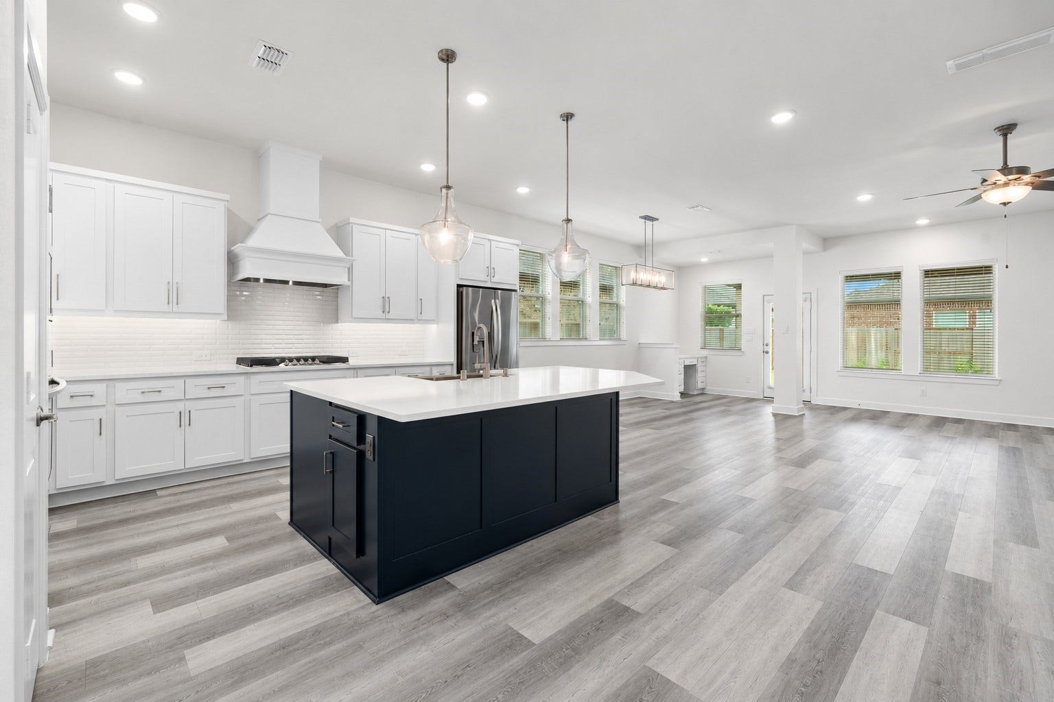 2323 Lambert Drive, Katy, TX 77493 View of the open-concept layout