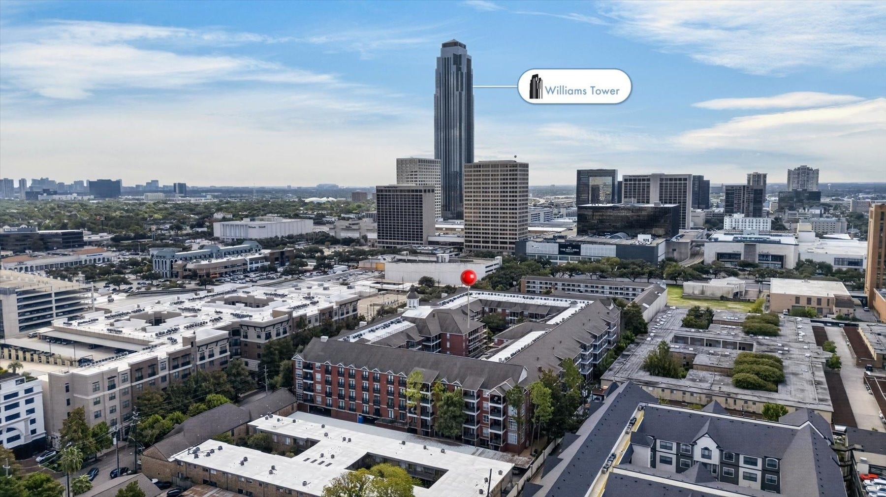 Prime urban Galleria location perfect for those seeking city living with modern conveniences and vibrant surroundings.