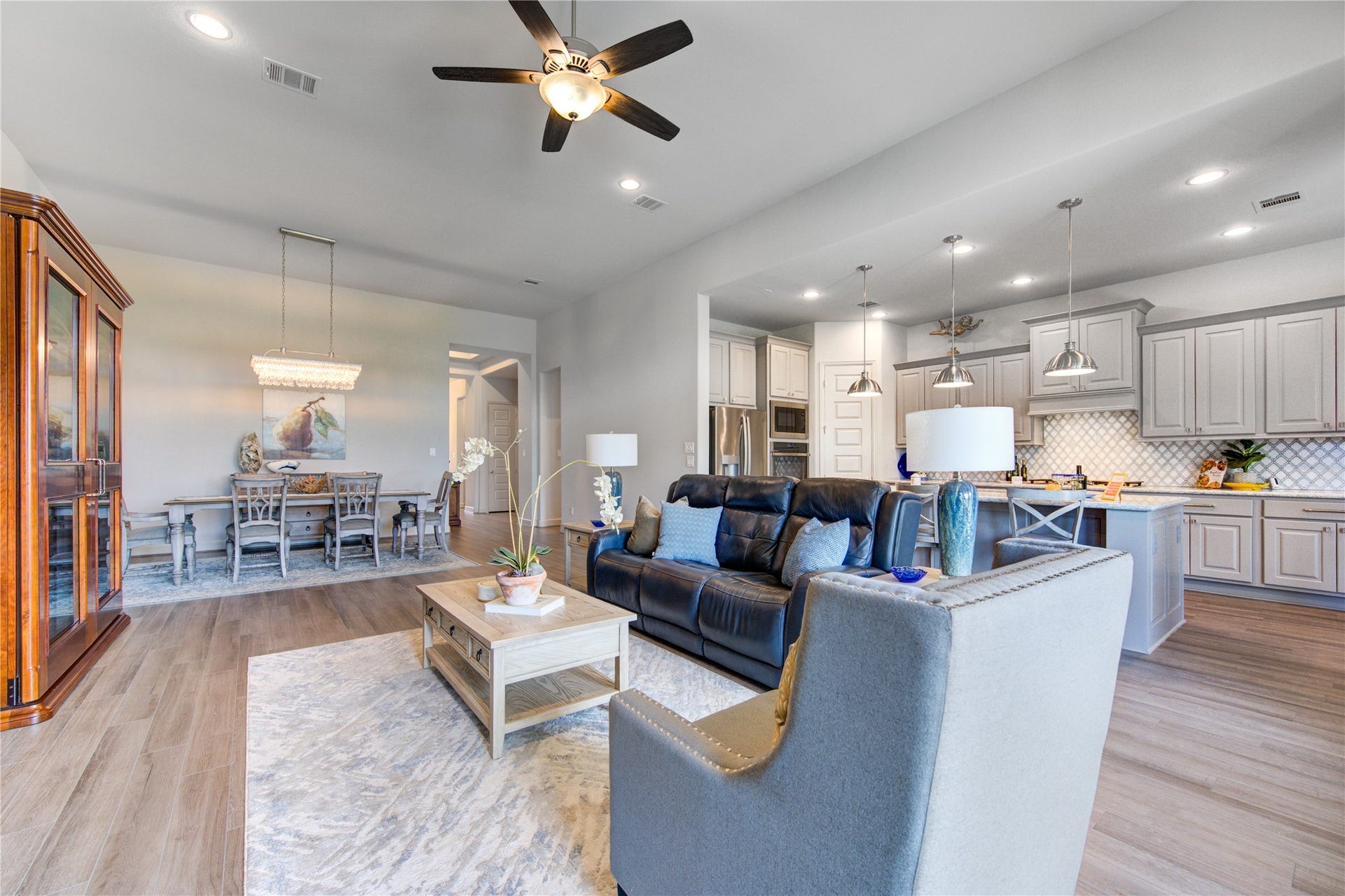 Whether entertaining guests or enjoying a quiet night in, this living space offers unparalleled serenity and style.
