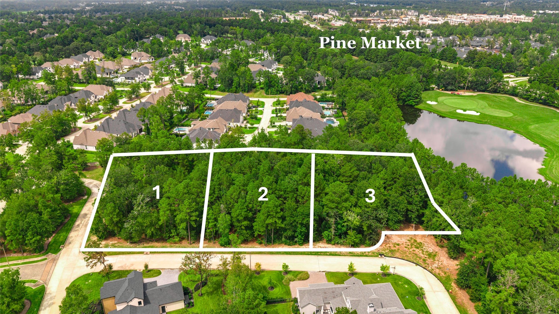 108 Castle Pines Drive, Montgomery, TX 77316 All 3 lots are available to build own with Jeff Paul Custom Homes. All are close proximity to Pine Market and Woodforest Golf Club.