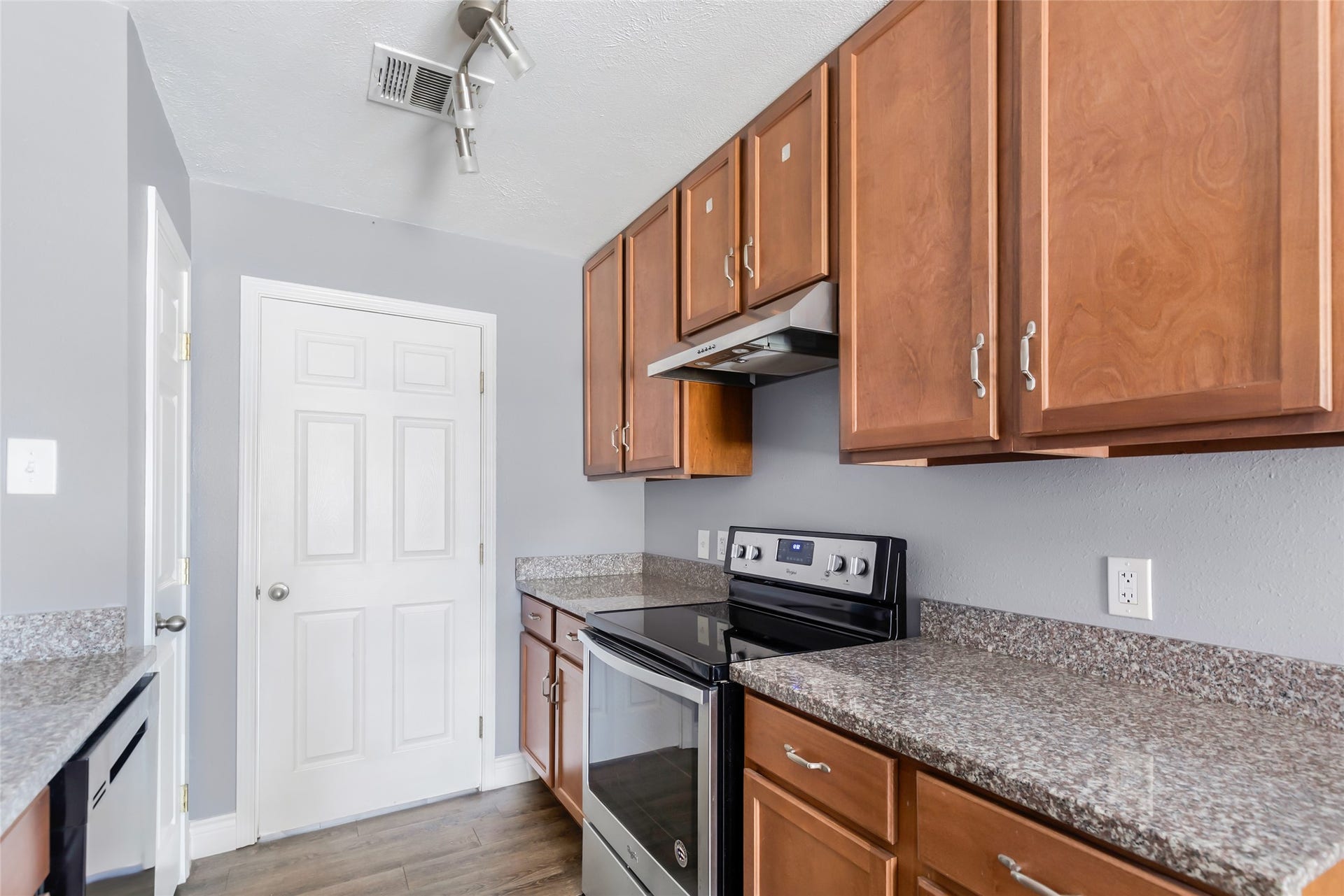 Galley style kitchen