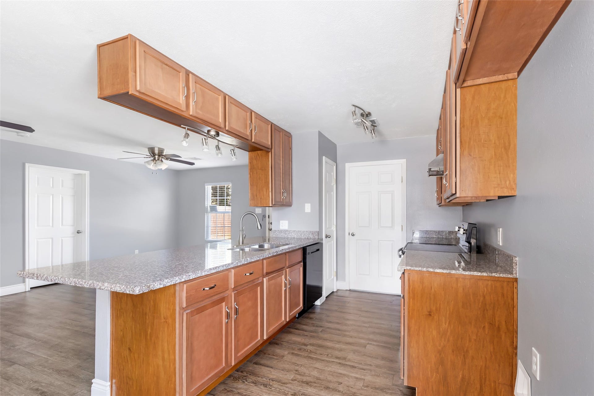 Kitchen view from dining area