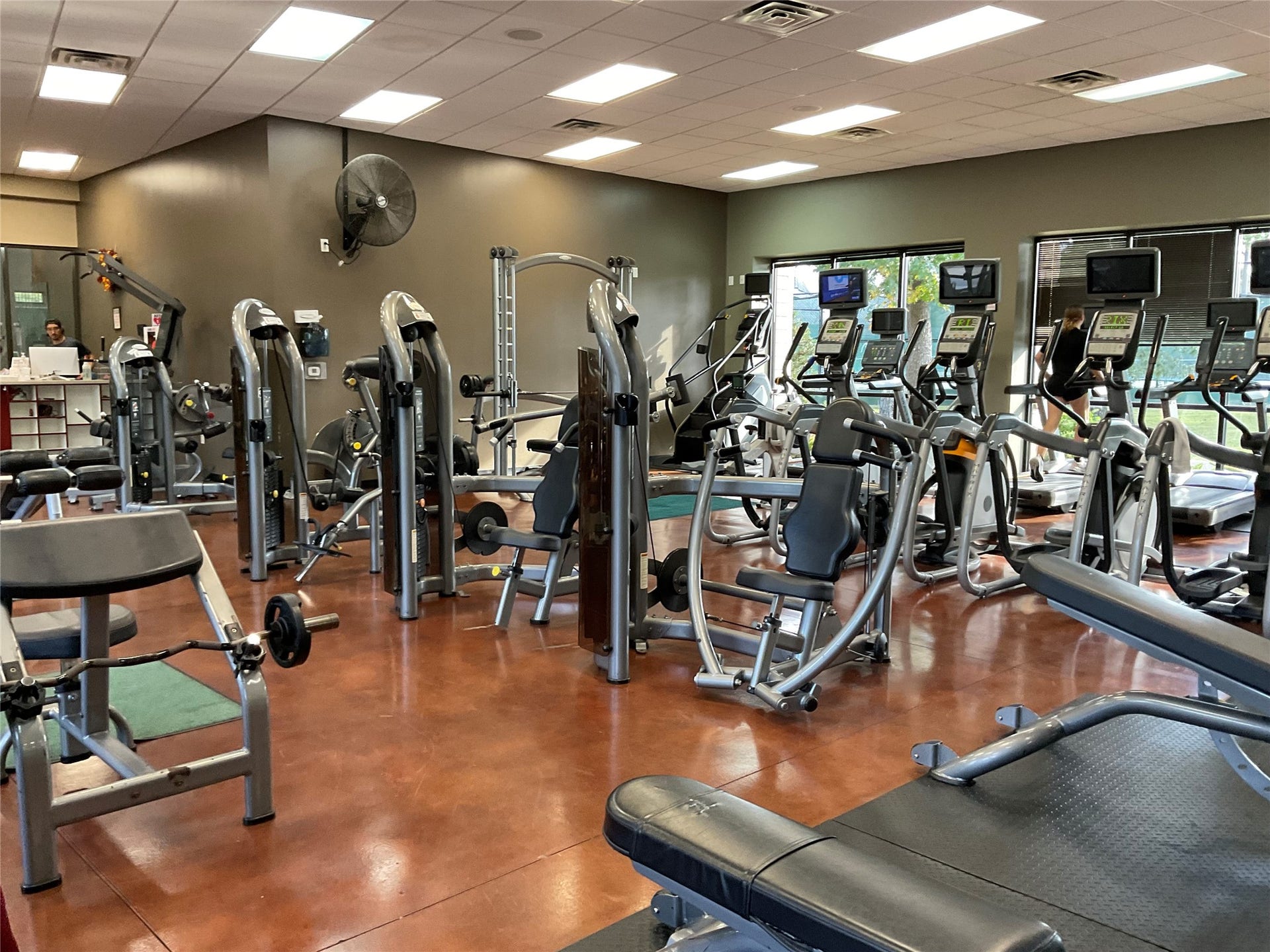 Fully equipped fitness center