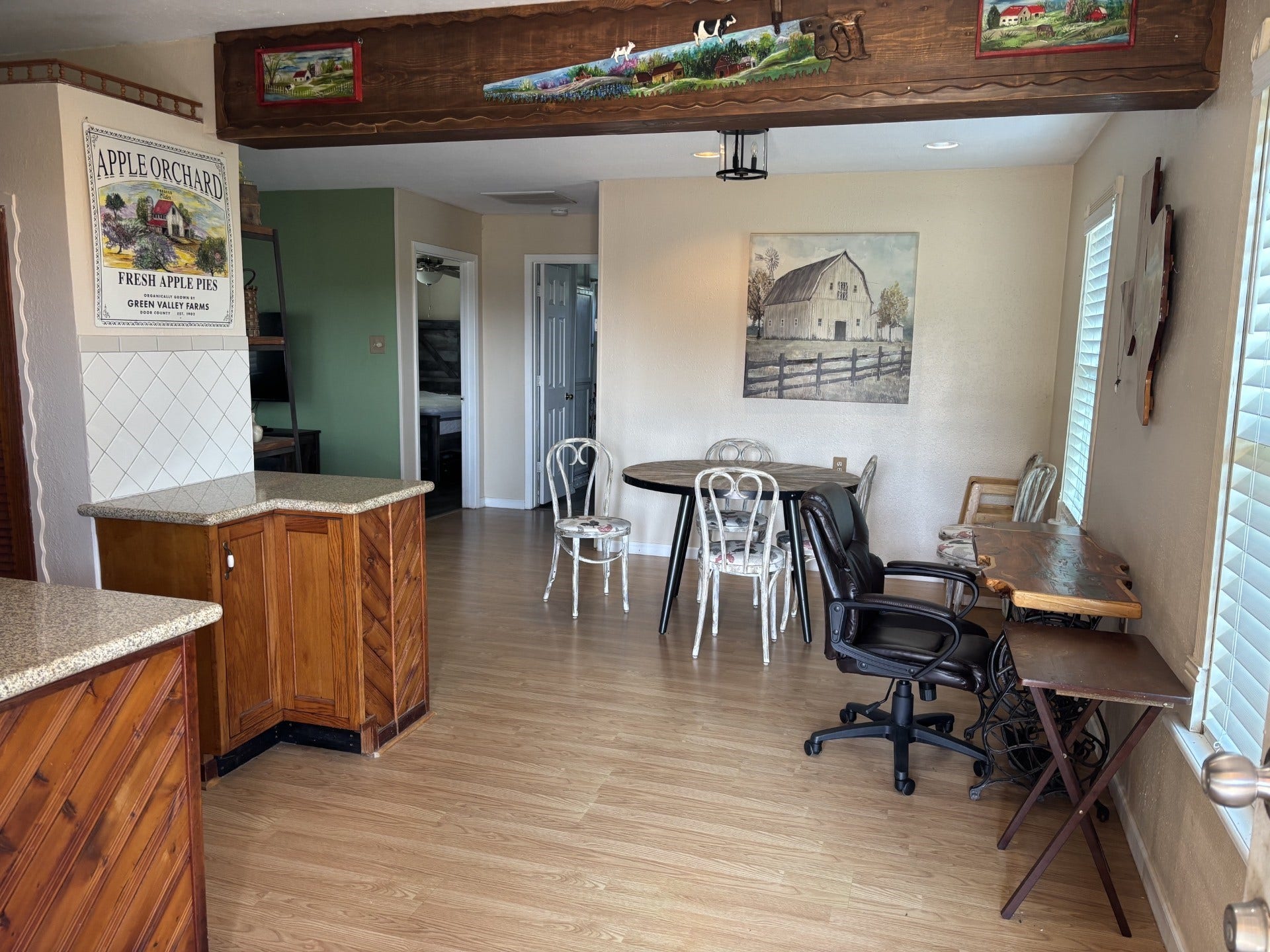 5324 Aurora Drive S, #CR378, Alvin, TX 77511 open concept living flows seemlessly to dining and living areas