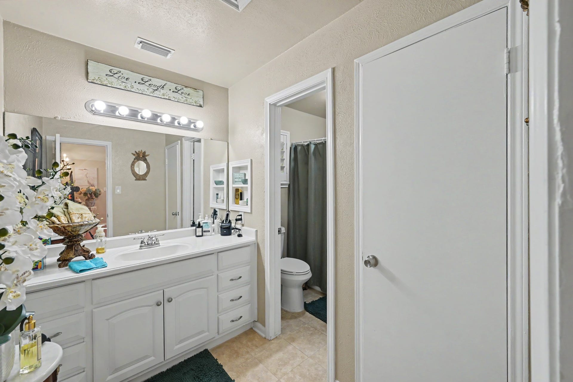 With three full bathrooms, this townhome offers added comfort and convenience! In addition to the private primary bathroom, there is a second full bathroom downstairs and an additional full bathroom upstairs.