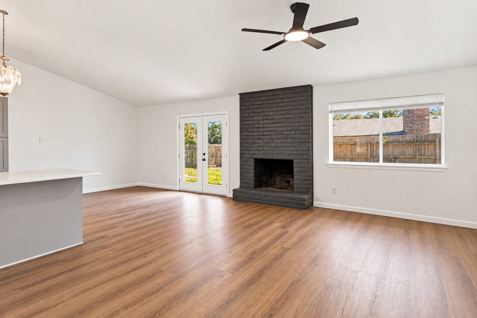 large living room open floorpan
