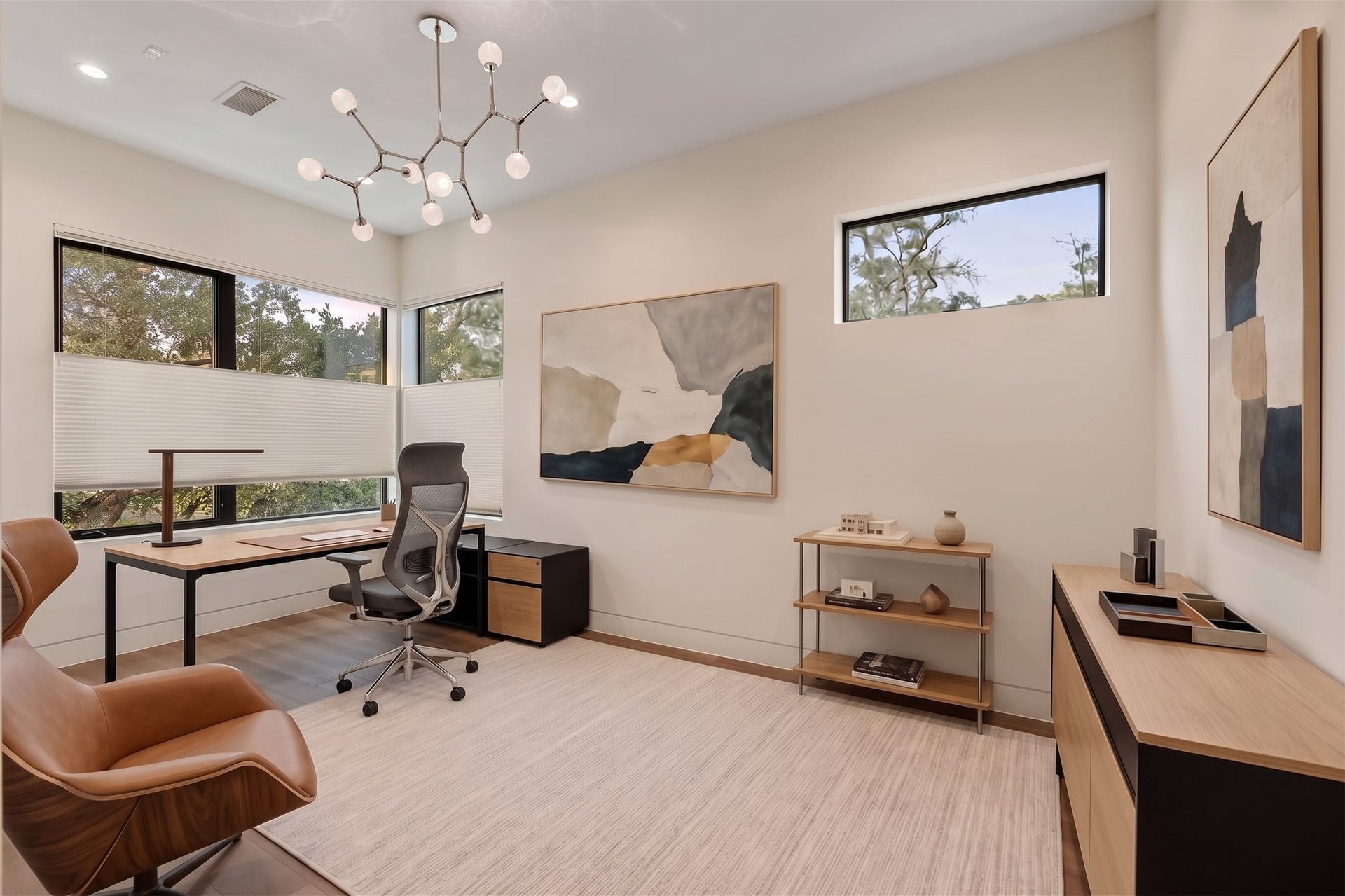 3002 Ferndale Street, Houston, TX 77098 Secondary Bedroom/Office | virtually staged.