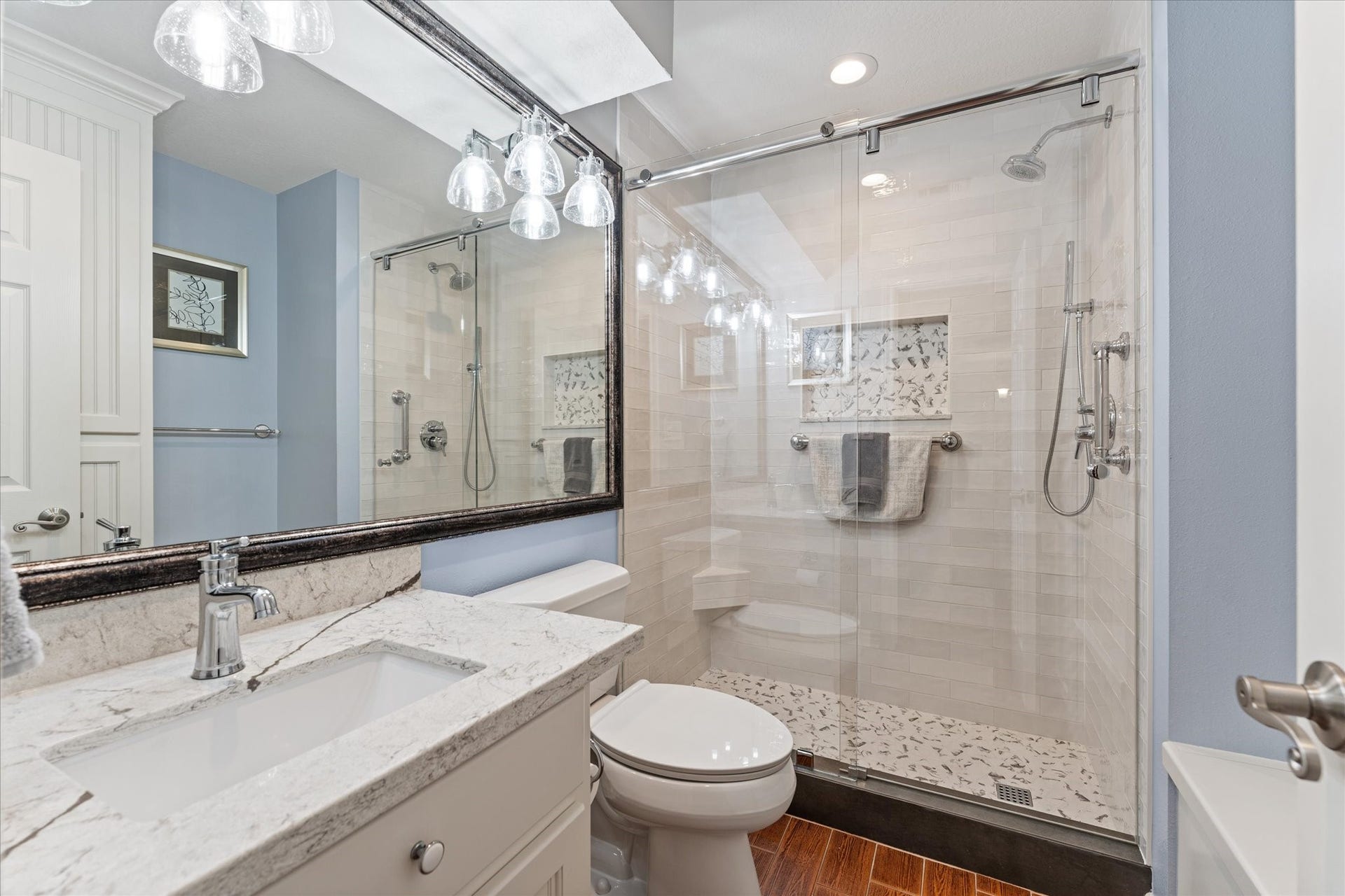 16372 Lochness Dr Drive, Willis, TX 77318 Down Stairs Shower with lots of Ceiling Height Storage