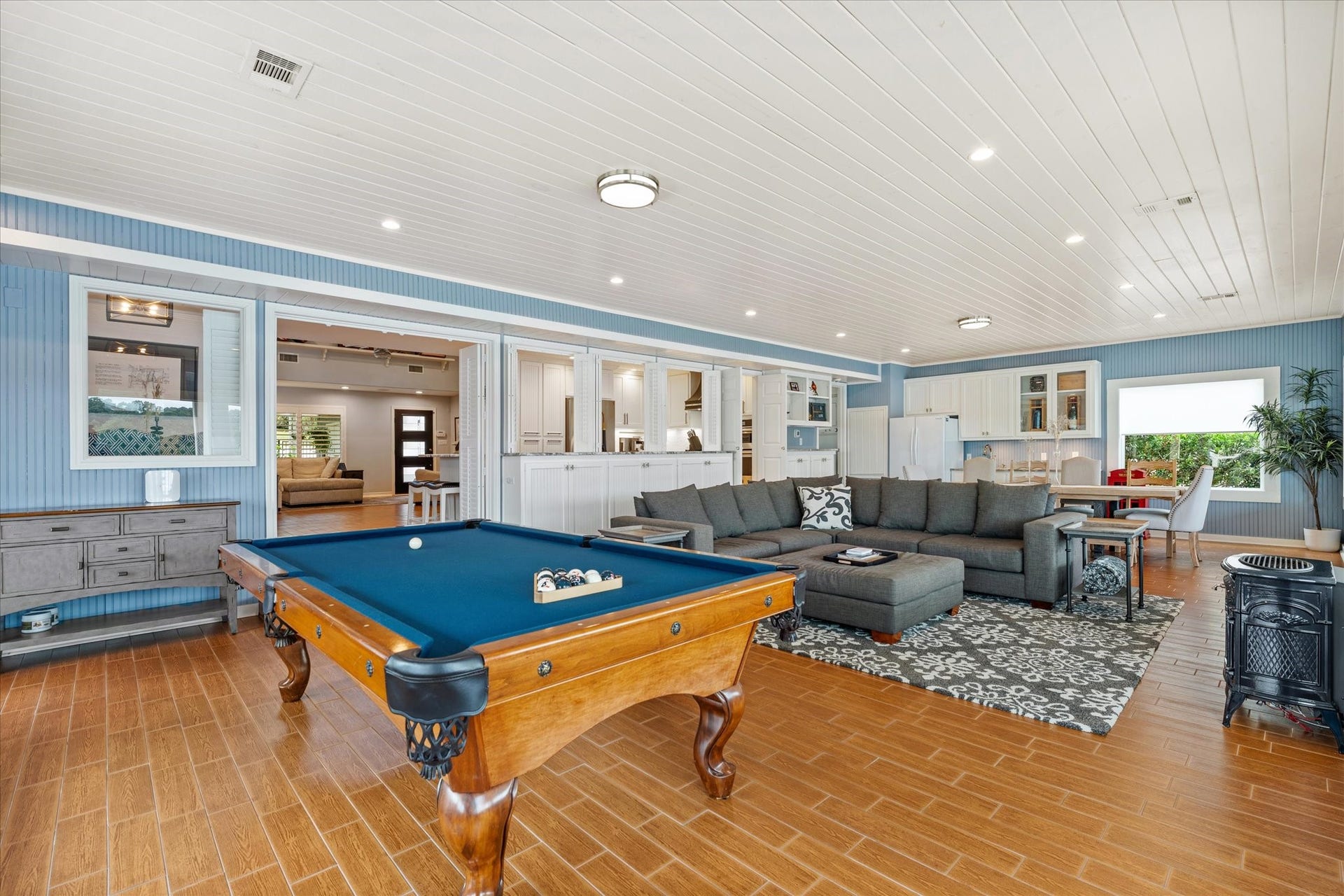 16372 Lochness Dr Drive, Willis, TX 77318 Architectural design allow the kitchen to have a perfect view of lake.