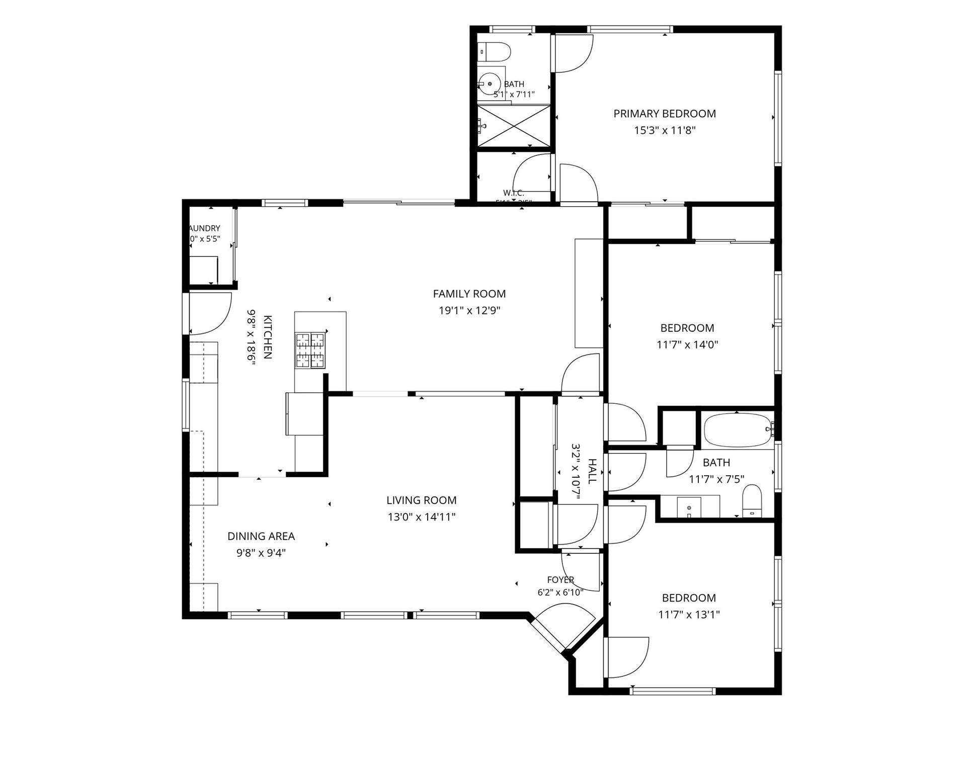 2127 Lazybrook Drive, Houston, TX 77008 Floorplan