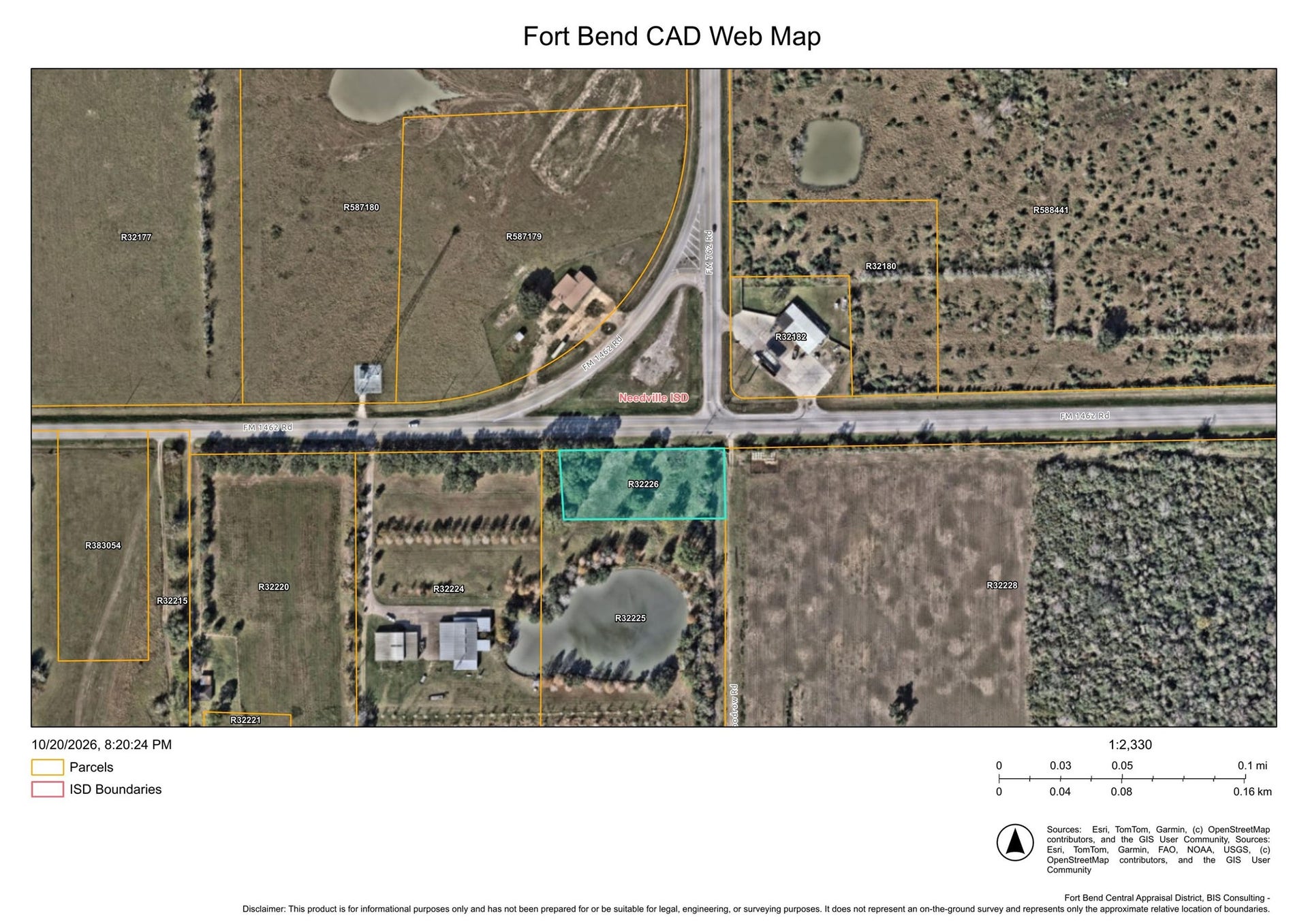 23019 Fm 1462 Road, Damon, TX 77430 Property lines are not deemed to be exact. Buyer to verify.