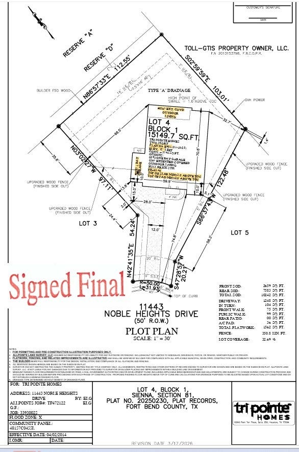 11443 Noble Heights Drive, Missouri City, TX 77459 11443 Noble Heights Drive, Missouri City, TX 77459