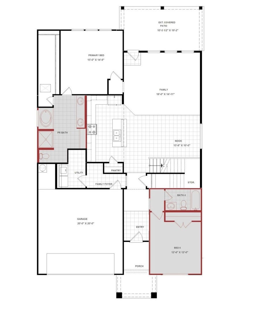 2244 Inglenook Grove Drive, Katy, TX 77493 2244 Inglenook Grove Drive First Floor