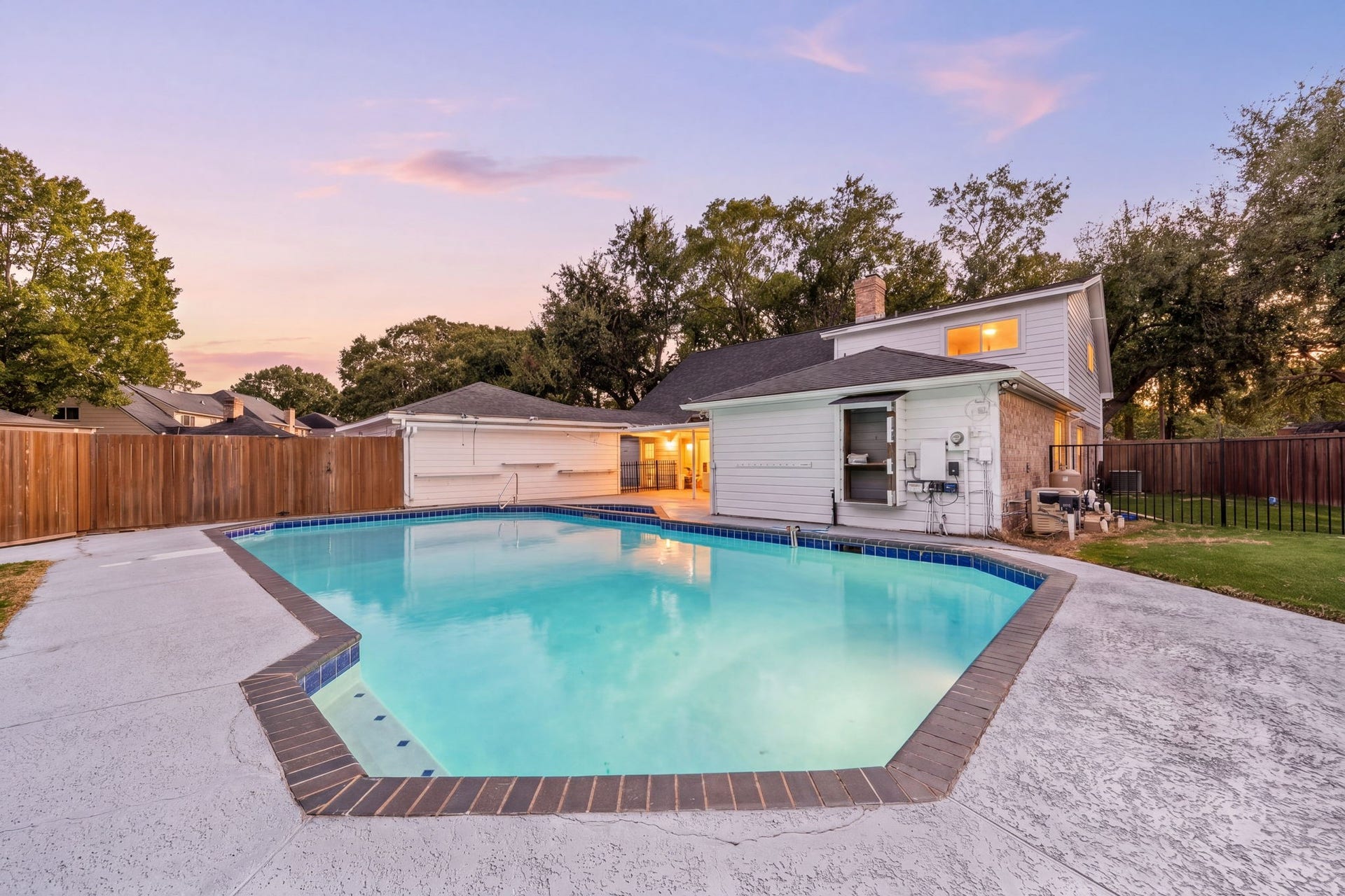 20102 Wickham Court, Katy, TX 77450 Private in-ground pool with a covered patio and spacious backyardperfect for everyday outdoor activities
